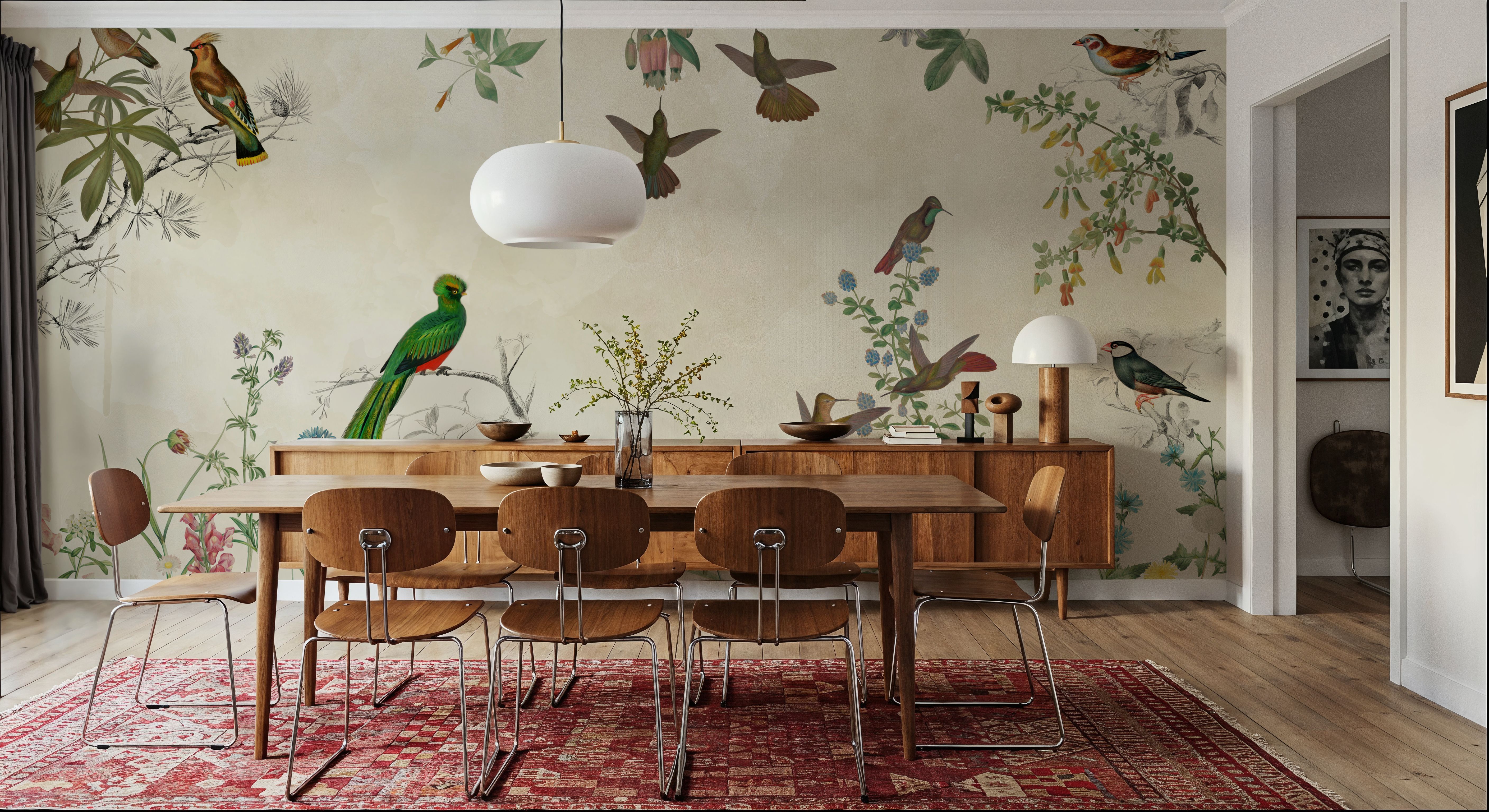 Fields of Birds and Flowers