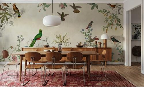 Fields of Birds and Flowers