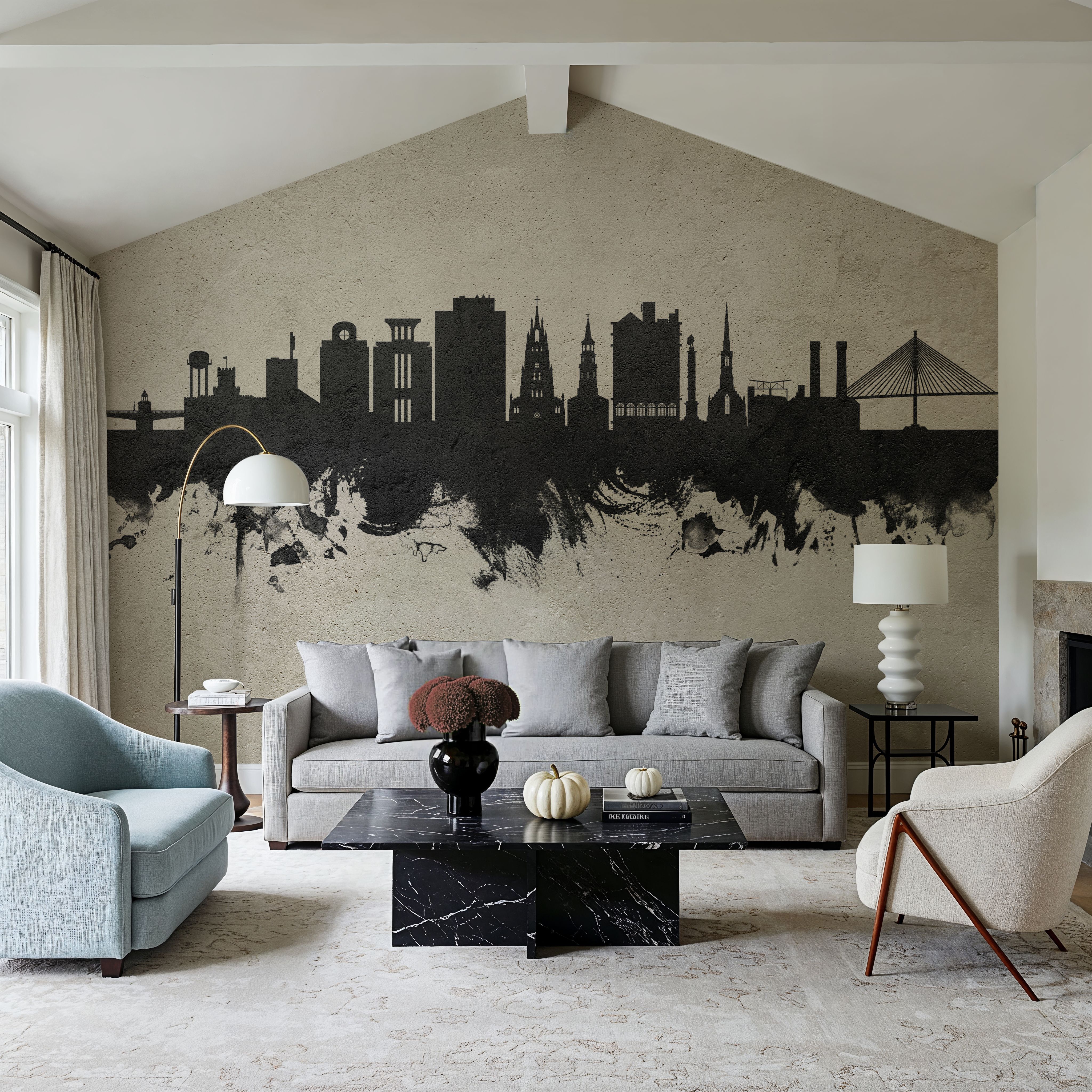 Charleston South Carolina Skyline Concrete