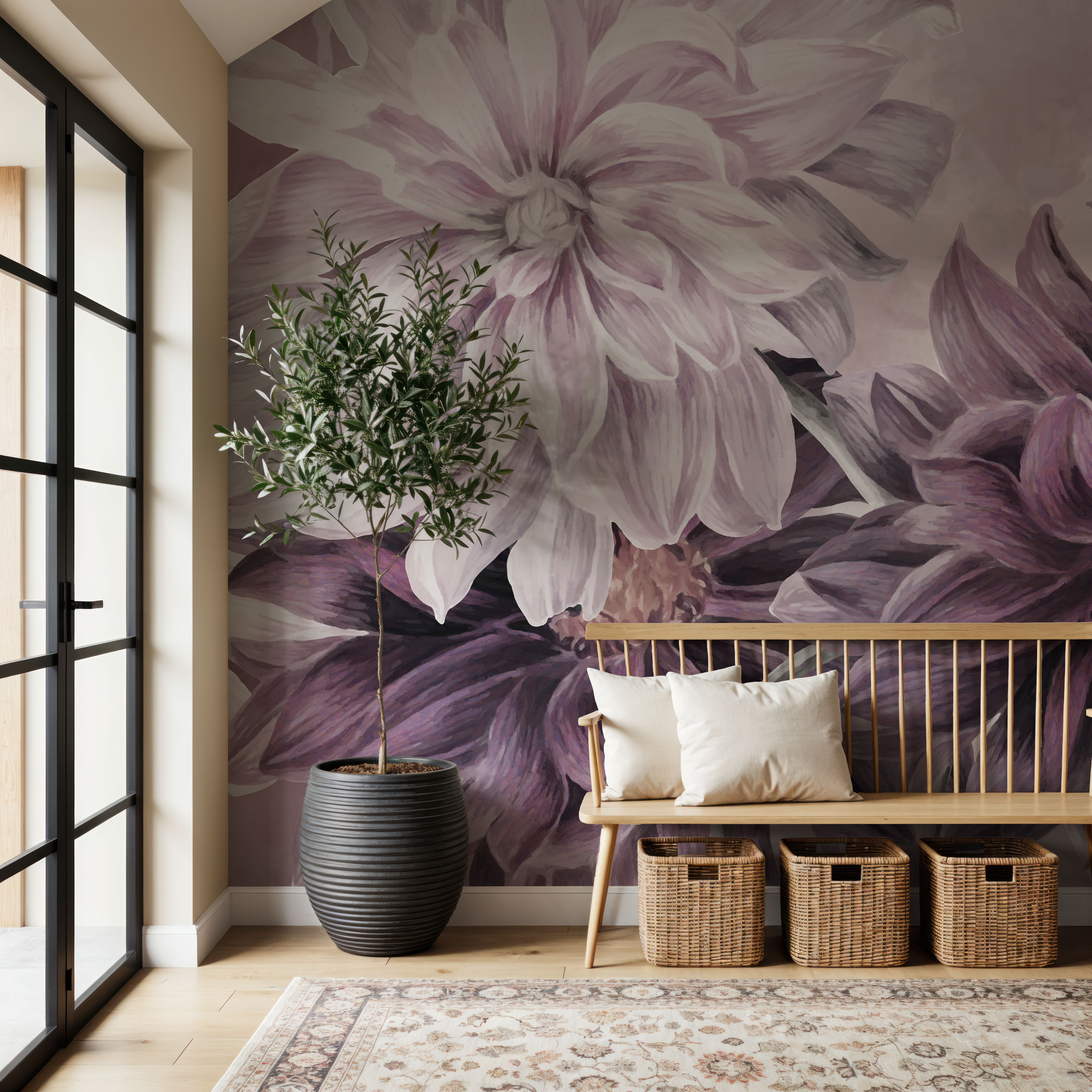 Focus on the Dahlia Red