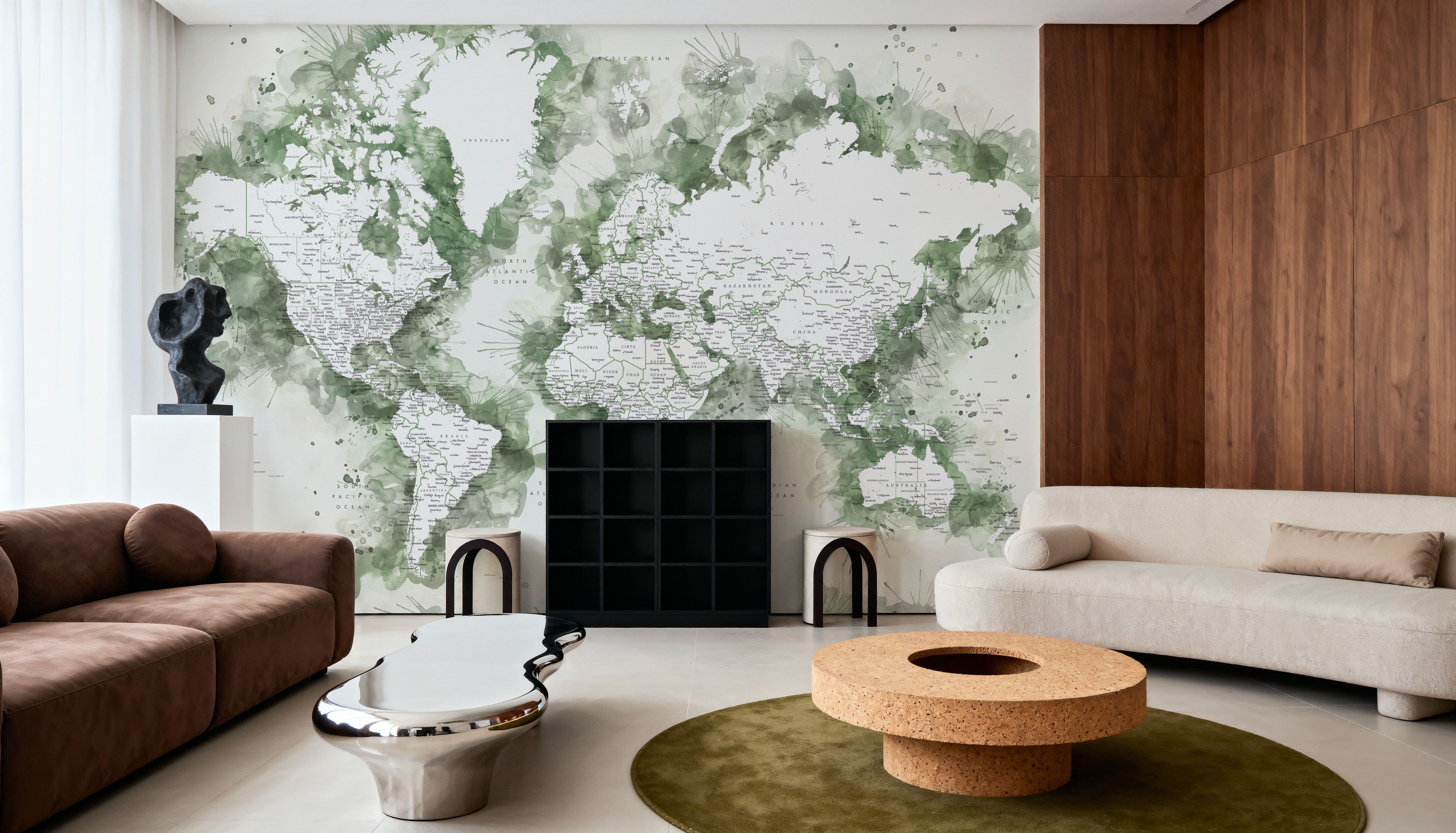 World Map Cities - Shawna
