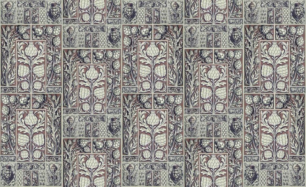 Small Thistle Walls Brown