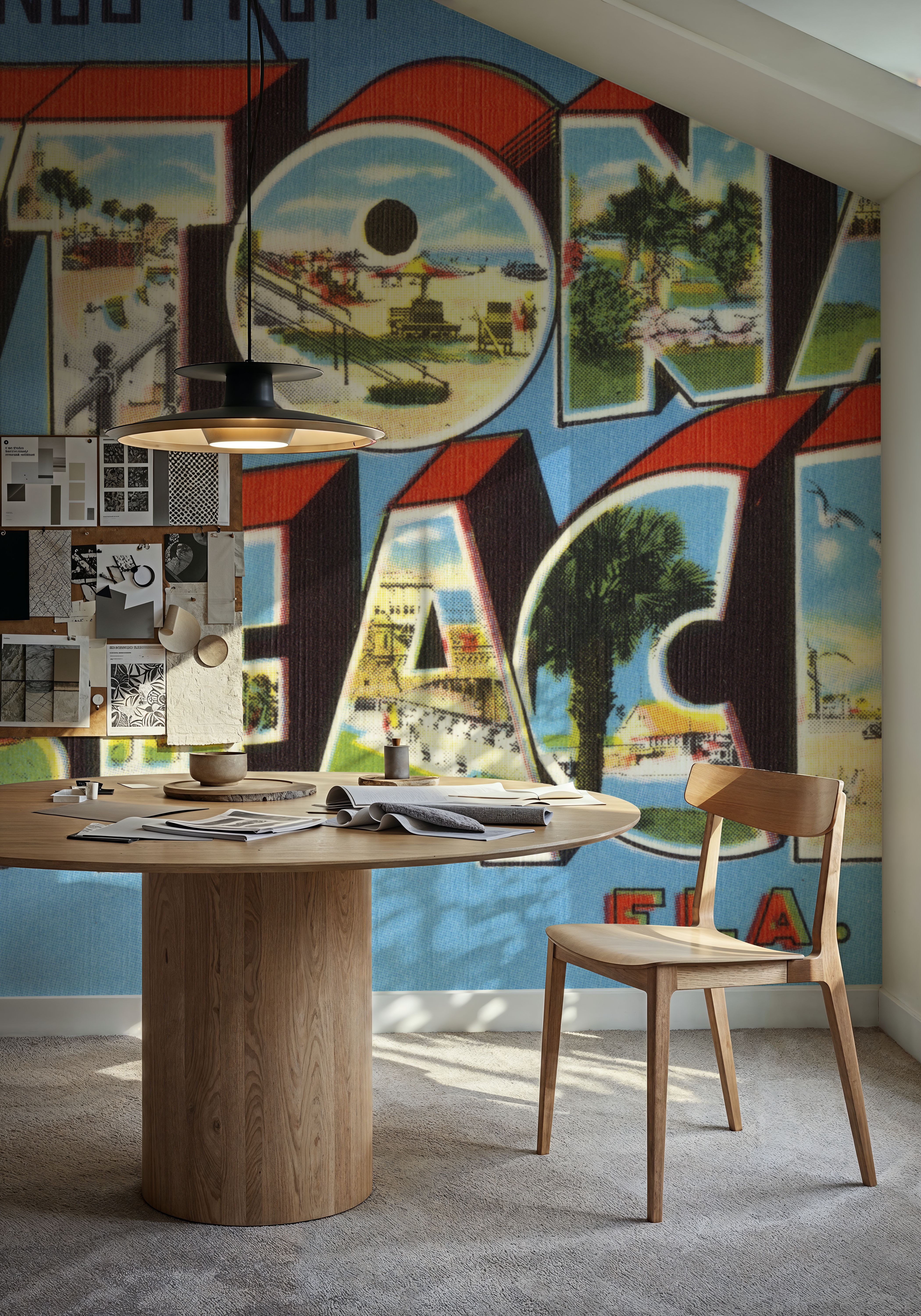 Greetings from Daytona Beach - Screenprint Postcard