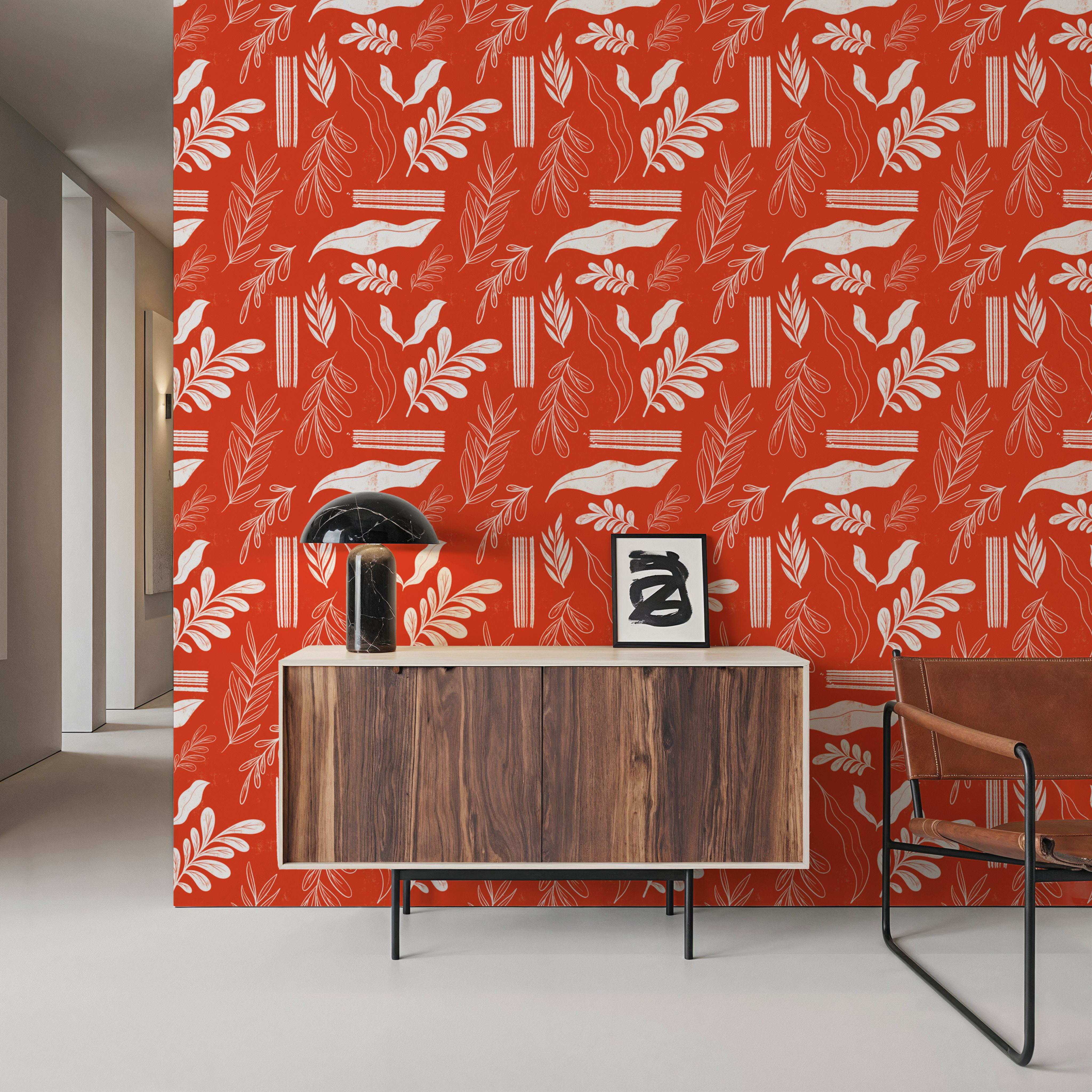 Autumn Leaves Red