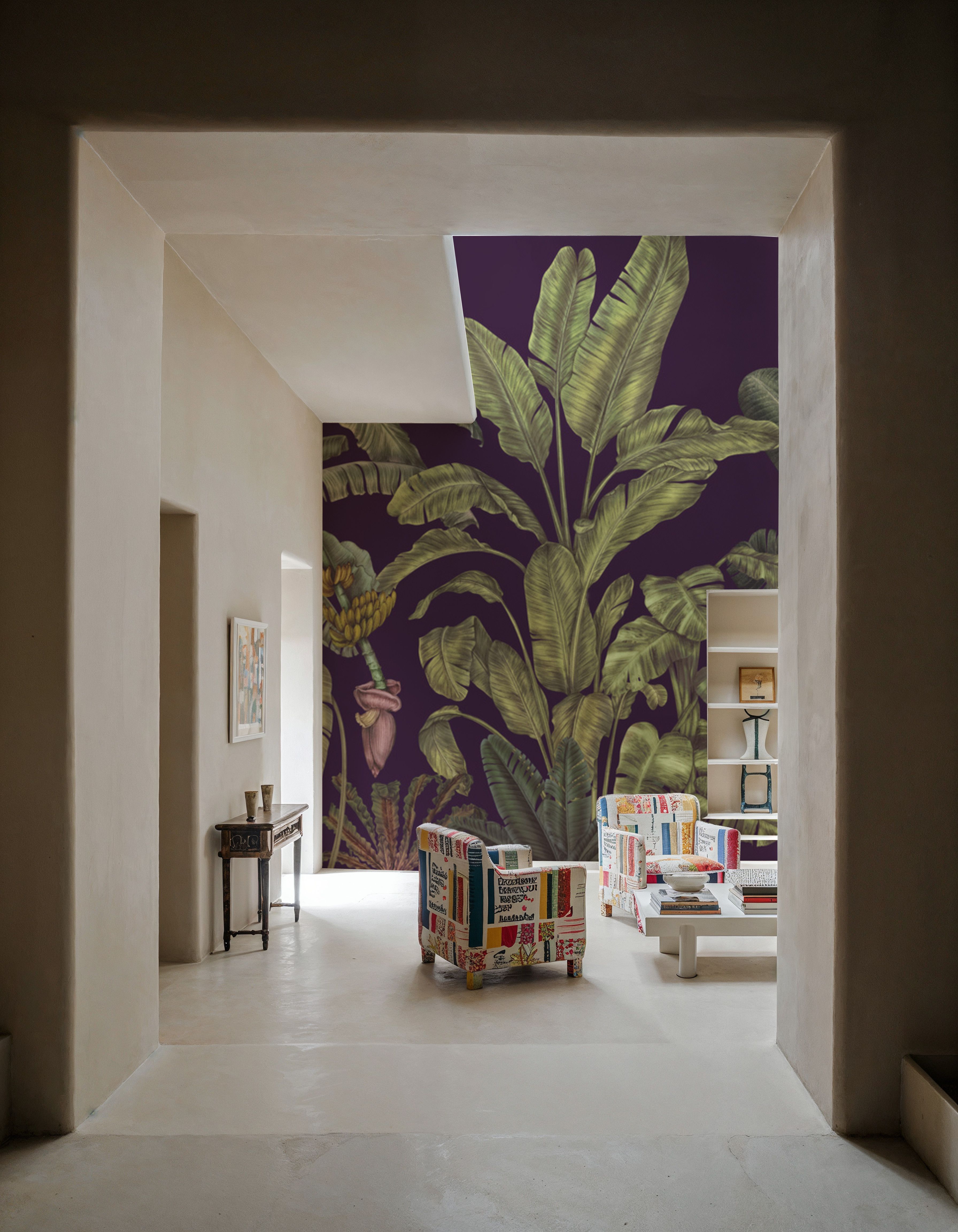 Madagascar Foliage, Plum
