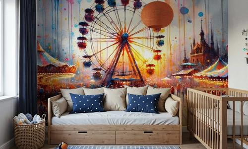 Carnival Lights at Dusk