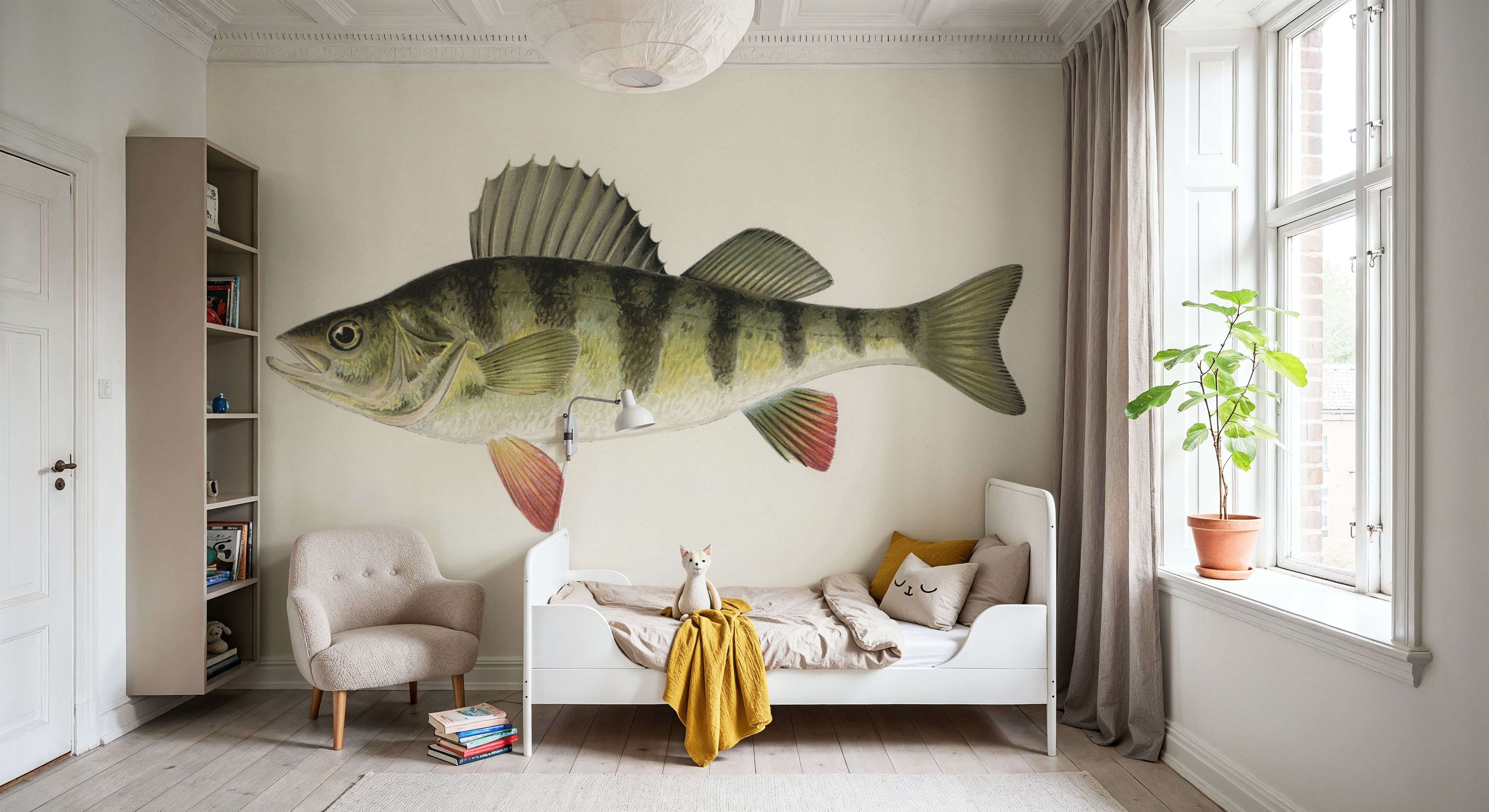 Barred Perch, Tapet