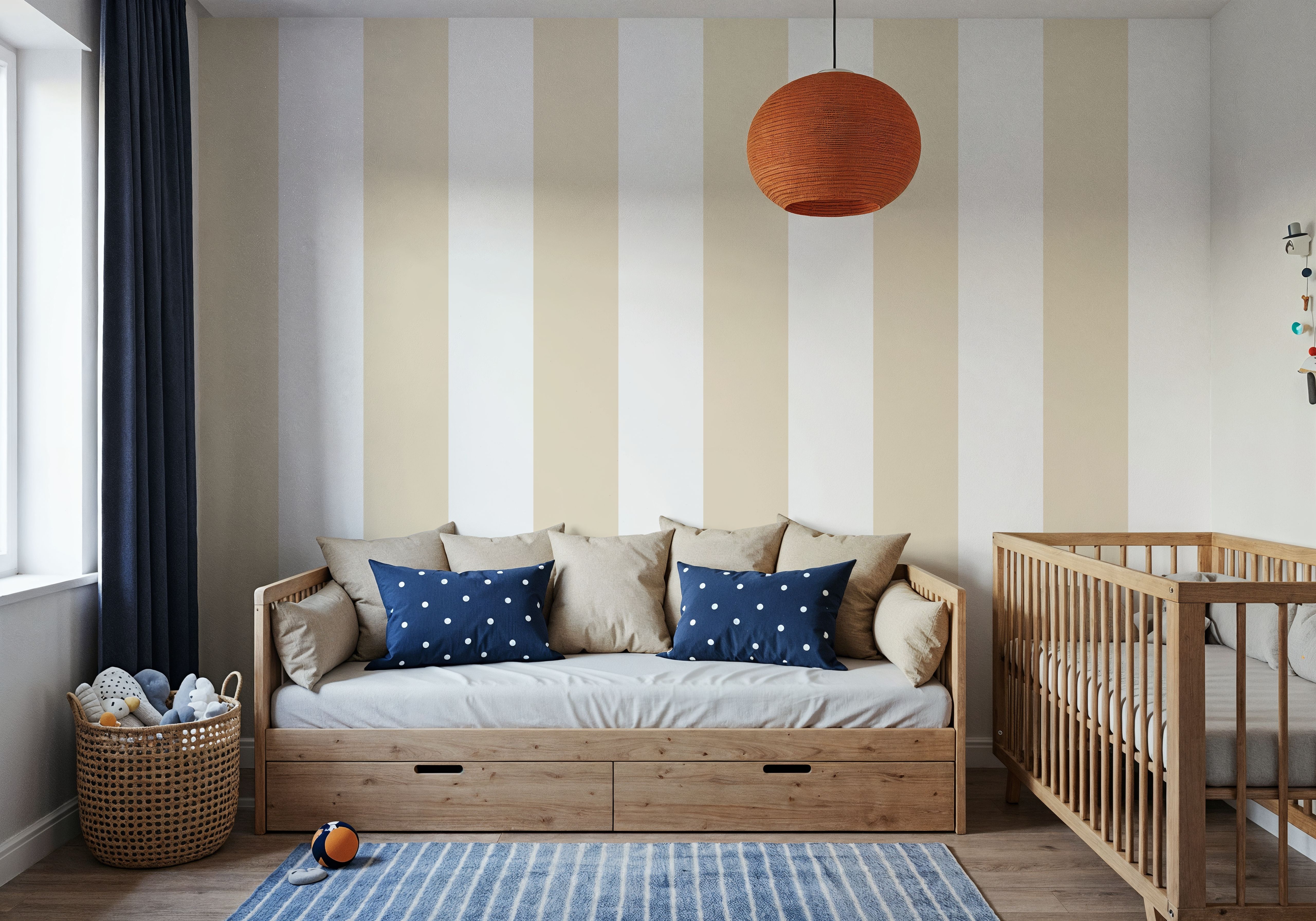 Circus Stripes, Beige