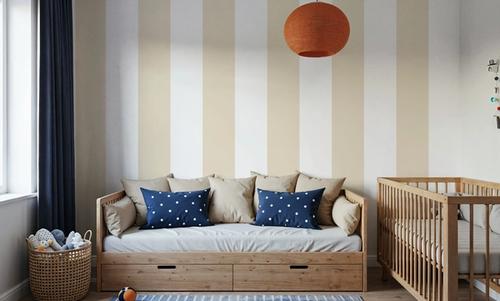 Circus Stripes, Beige