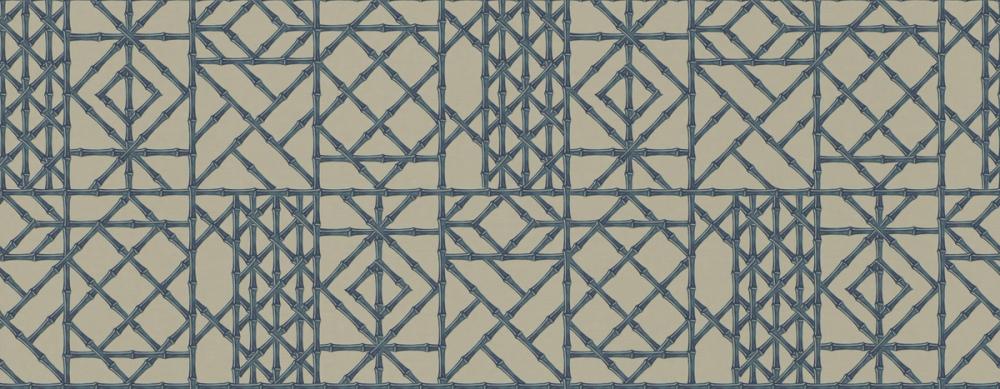 pattern with crossed bamboo poles
