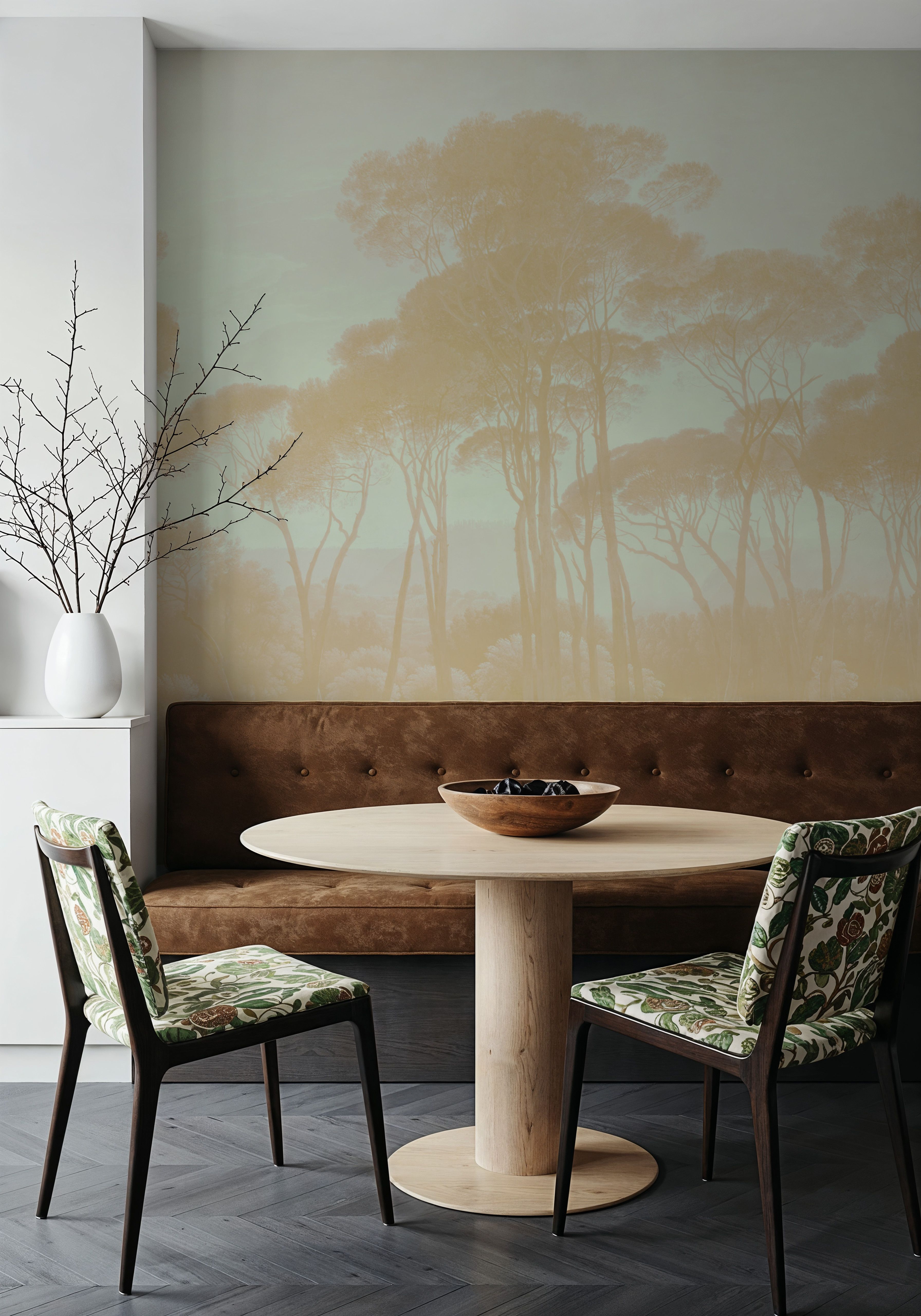 Mediterranean Pine Landscape, Apricot