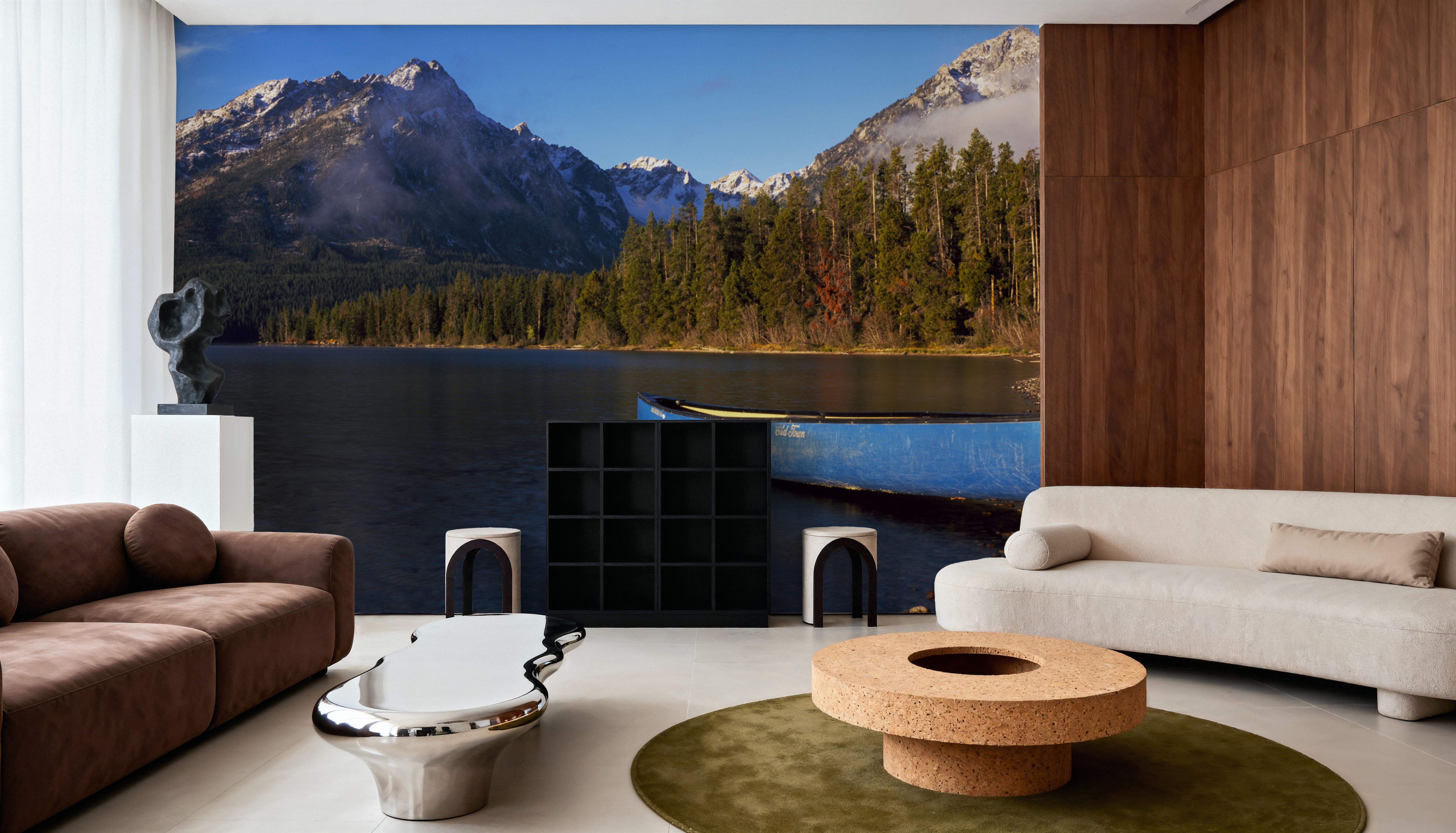 Mountain Lake Canoe