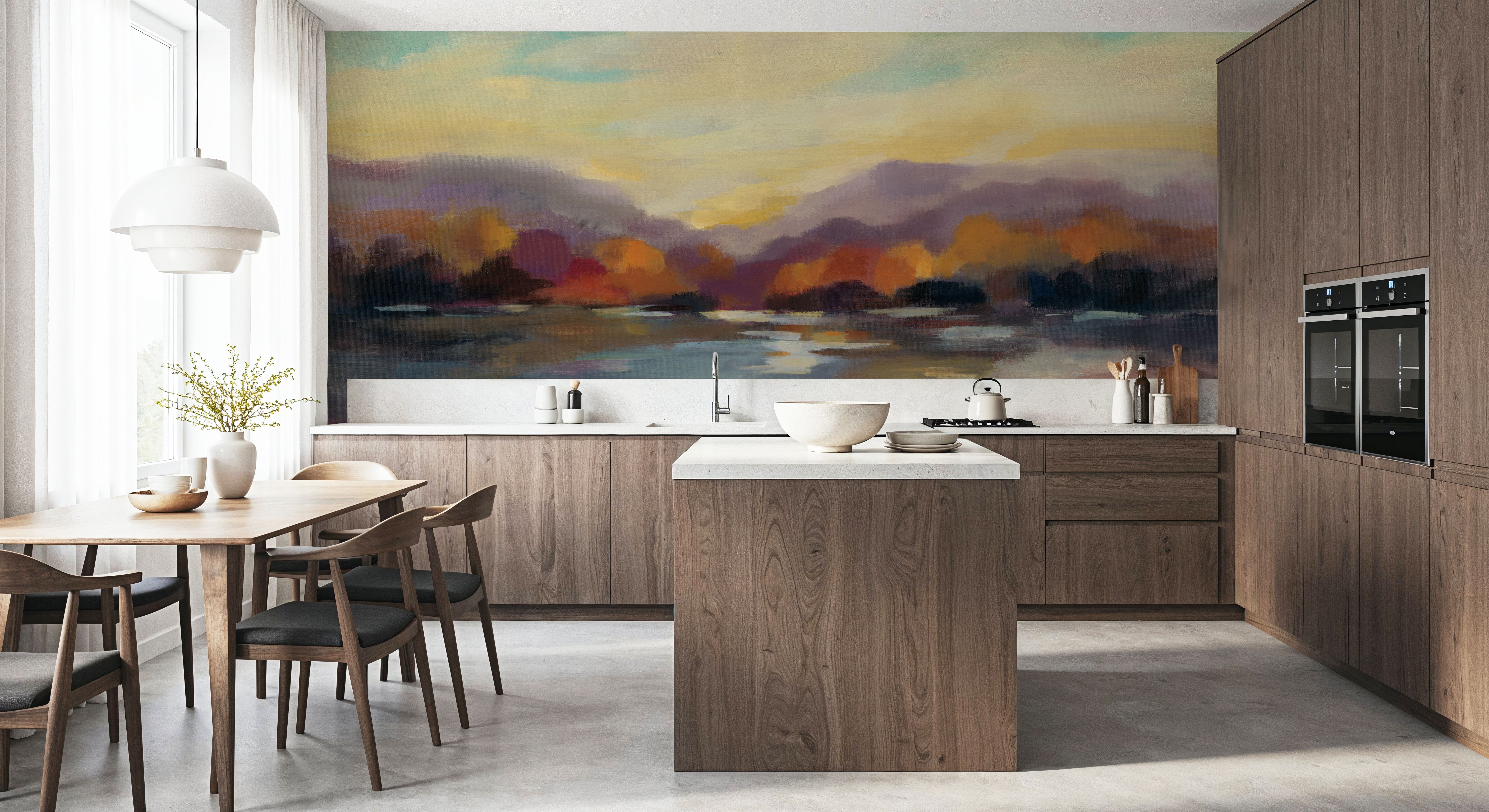 Fall Sunset, Papier peint