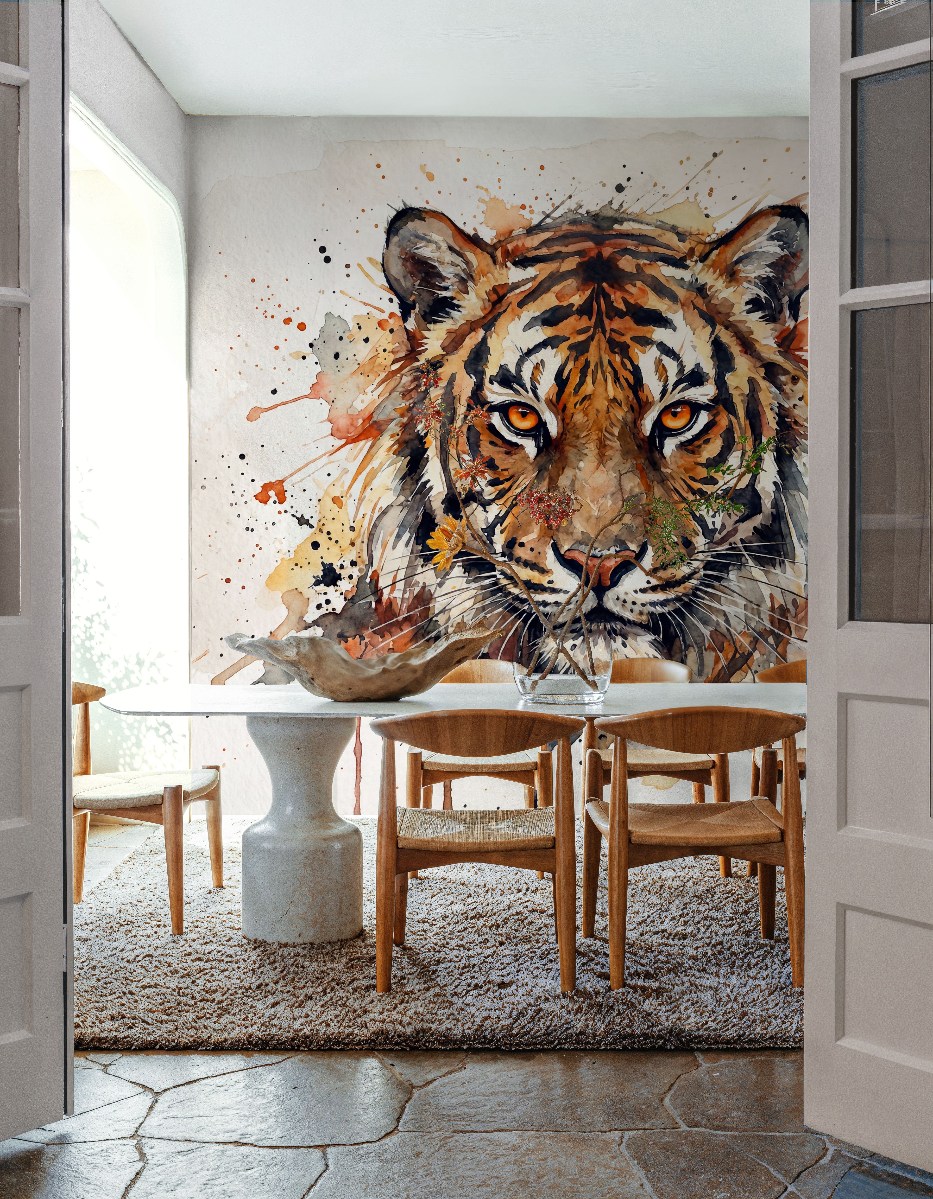 Tiger - Watercolor Predators Series