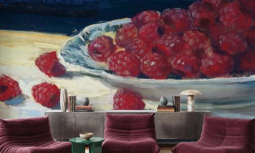 Bowl of Raspberries