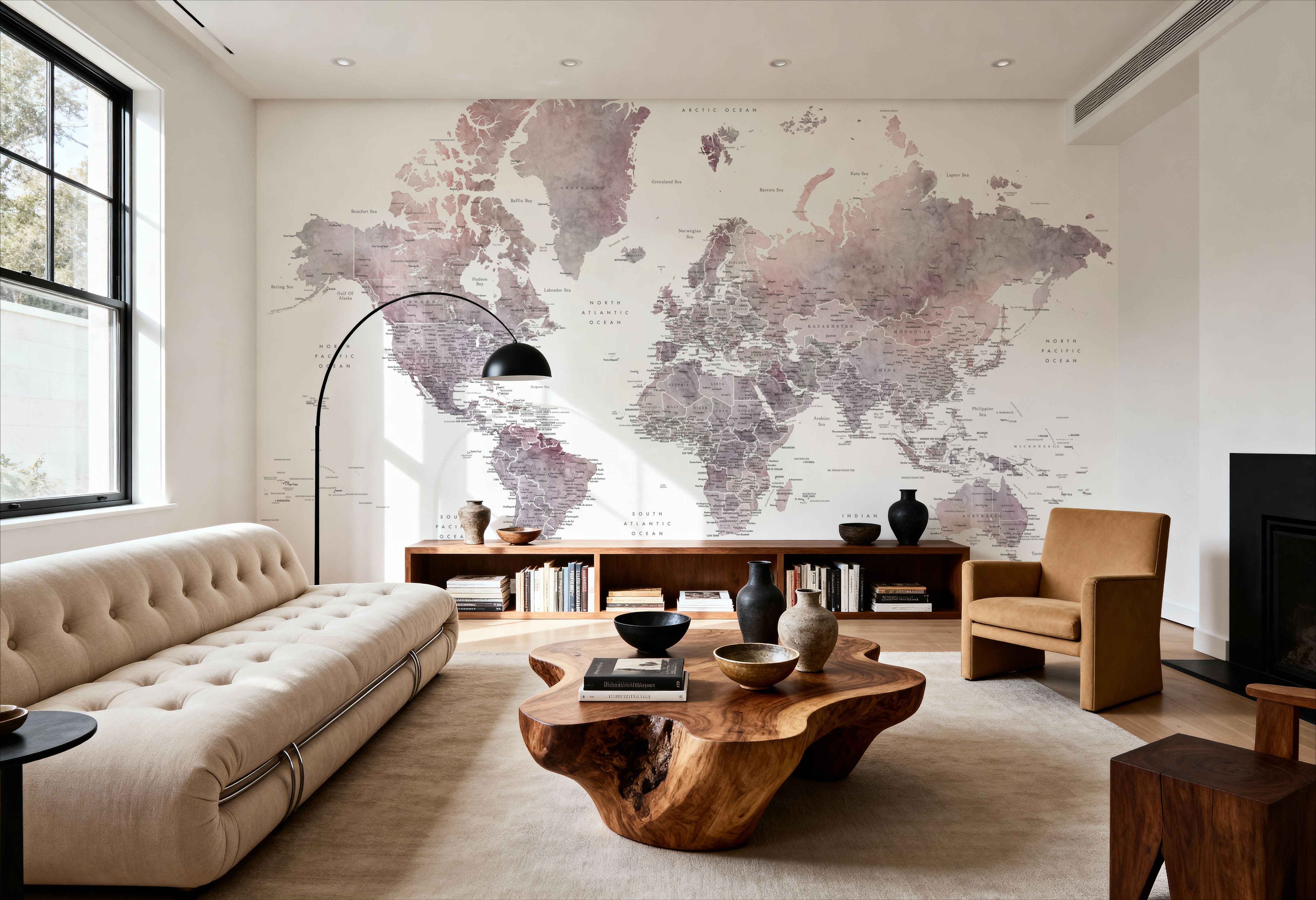 World Map Cities - Noelie