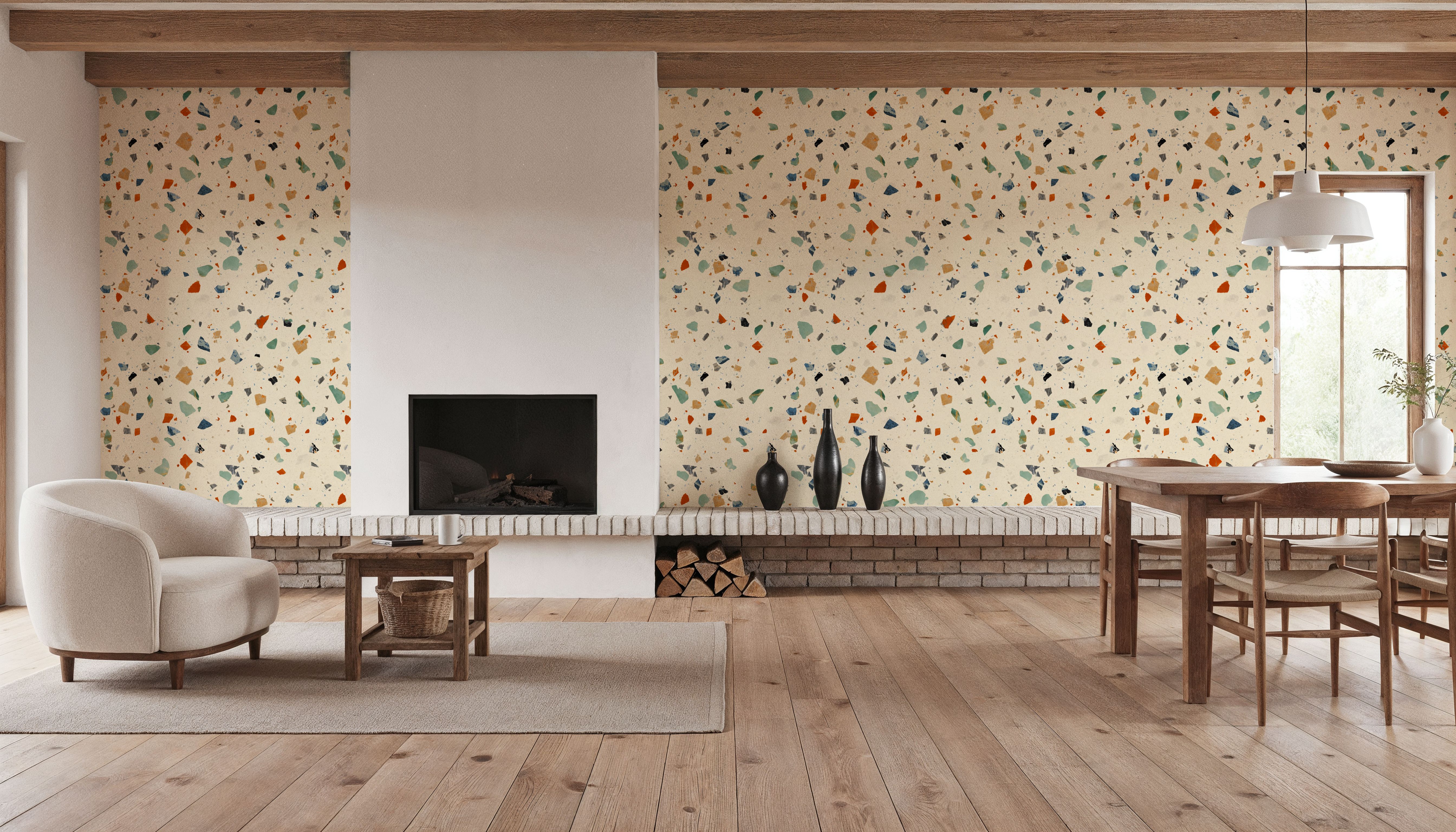 Terrazzo Multi Small, Cream