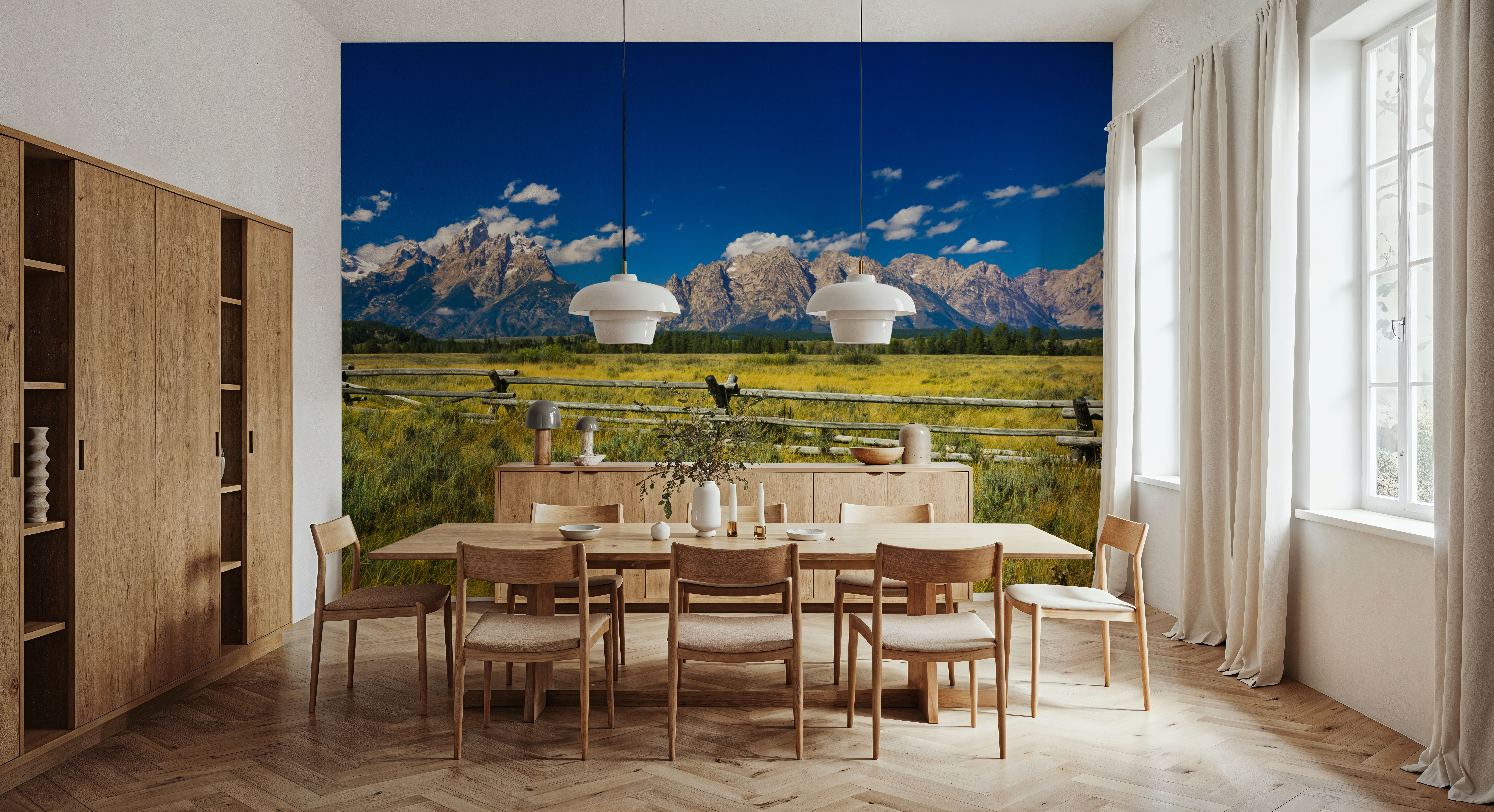 Grand Teton Range Field, Carte da parati