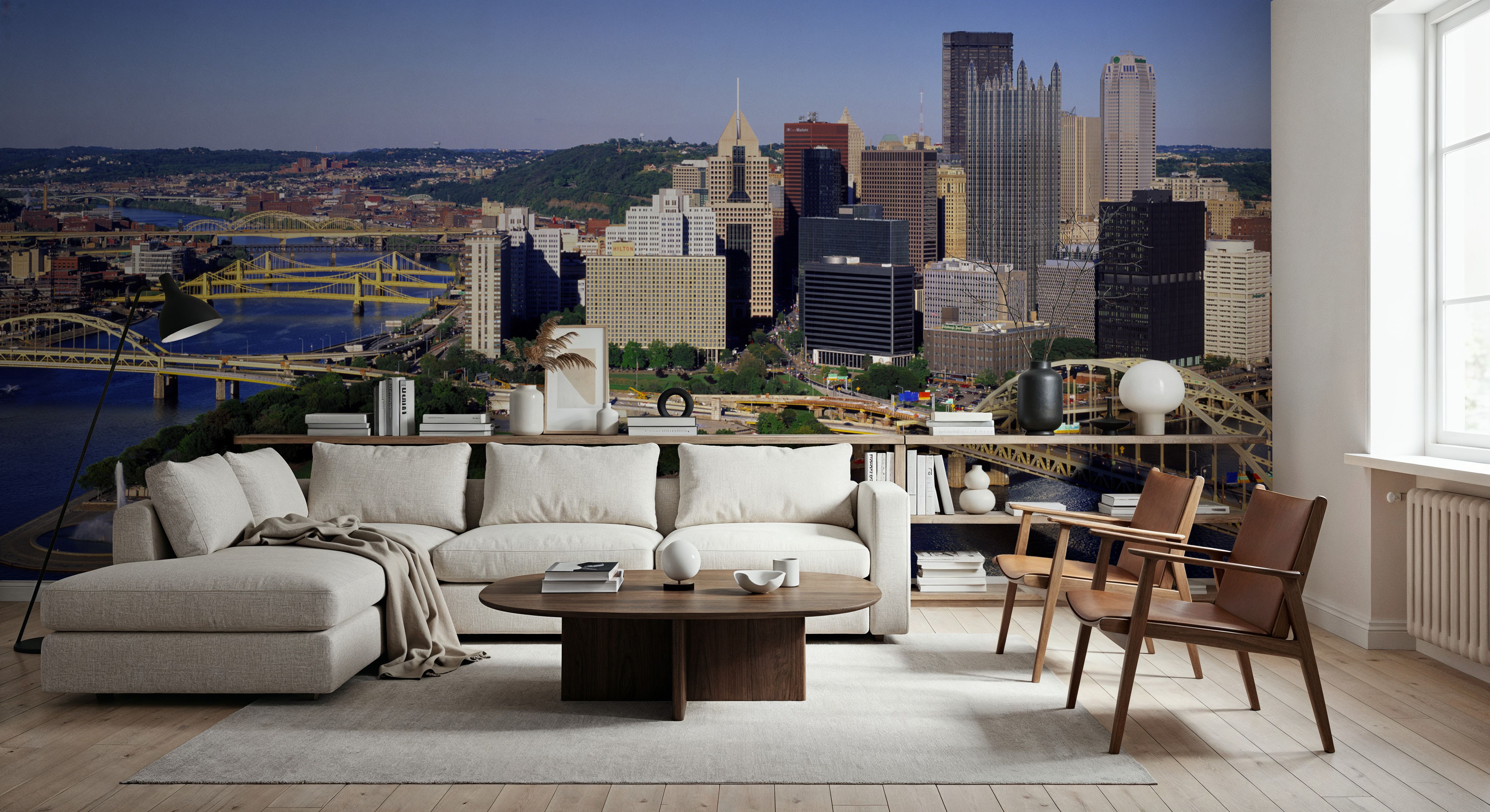 Golden Bridges Cityscape