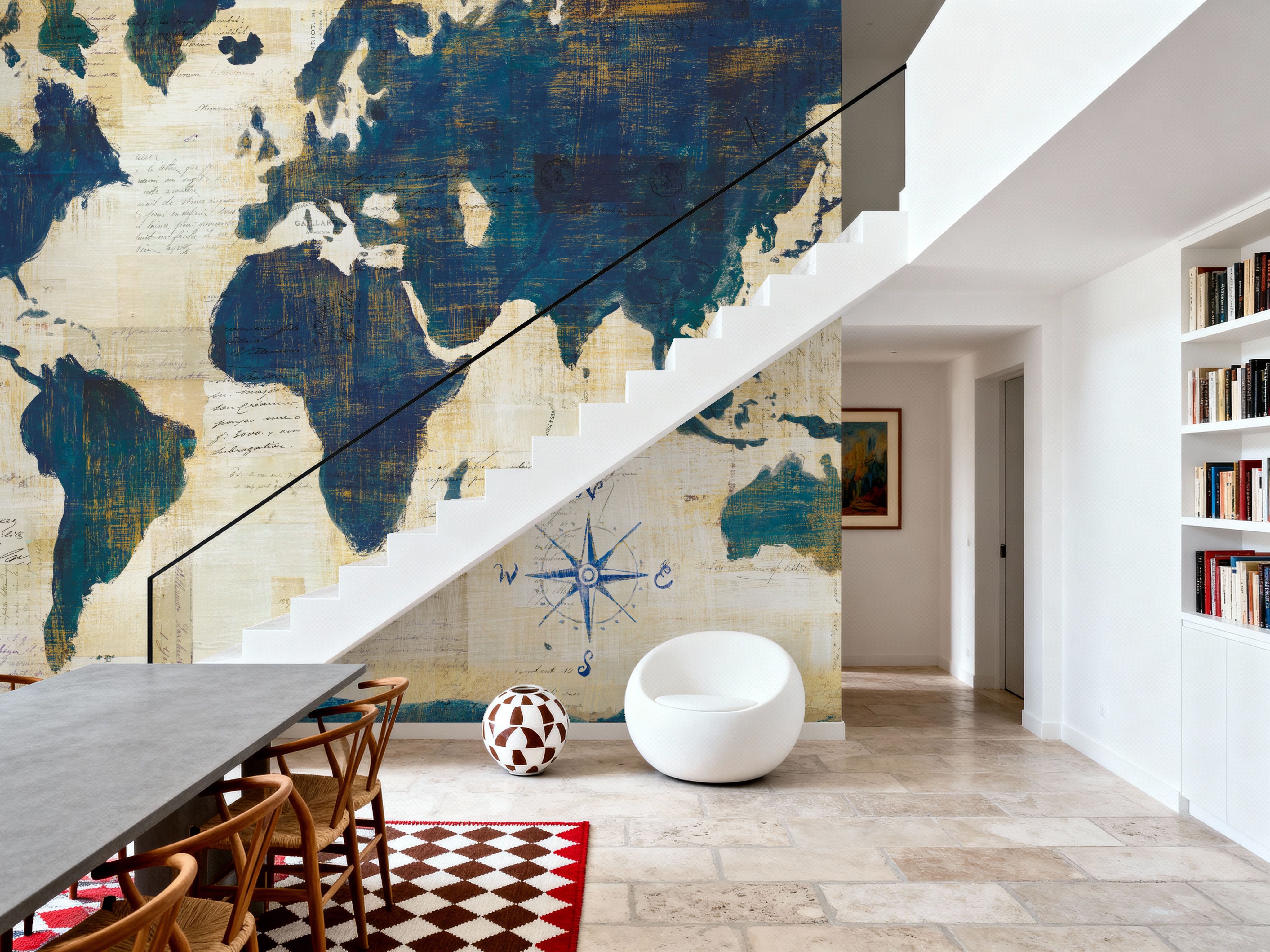 World Map Collage