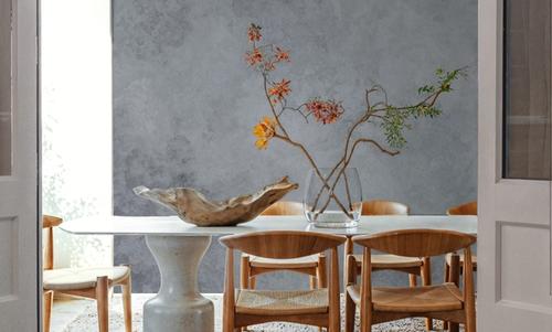 Subtle Plaster Wall, Grey