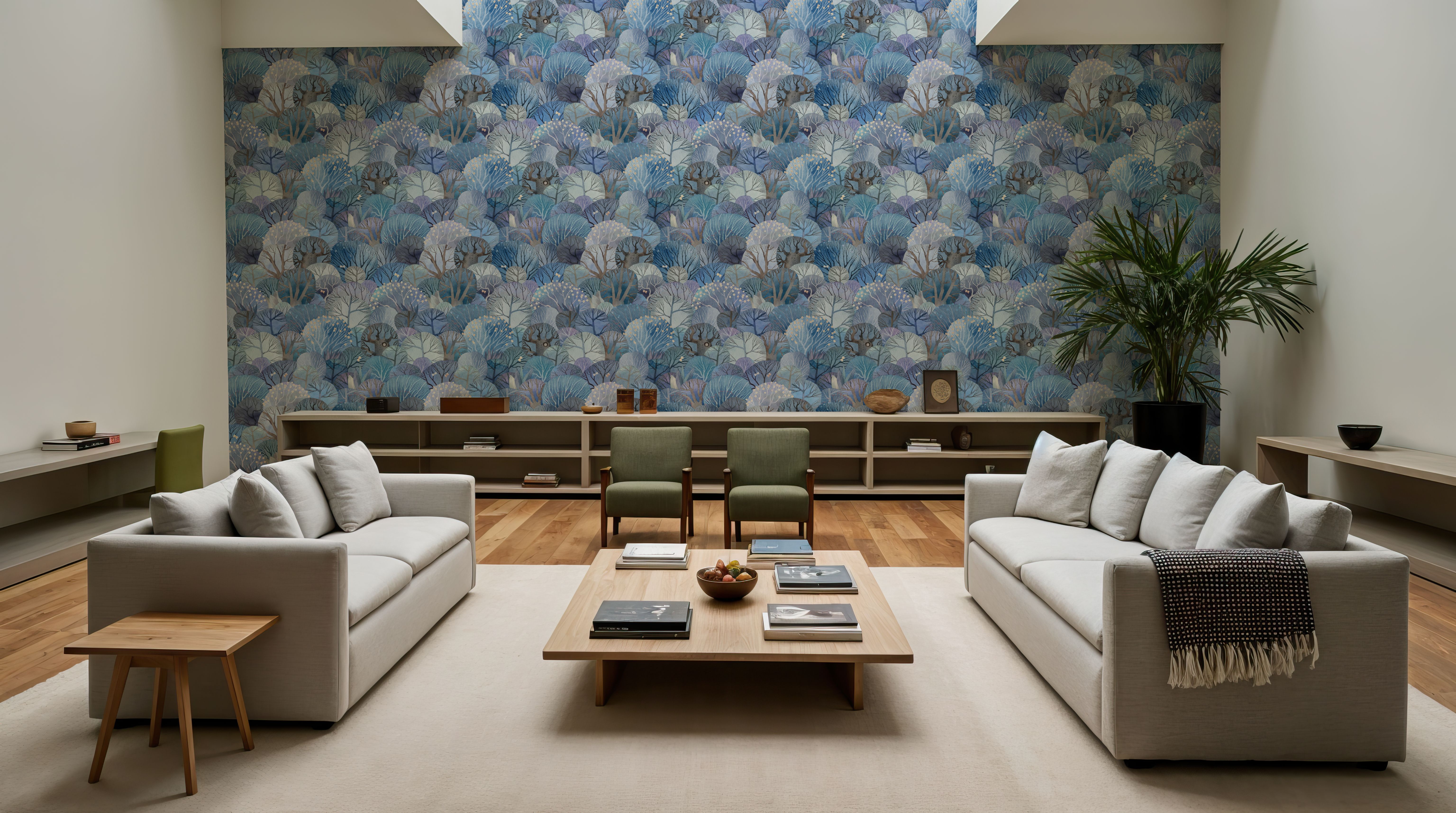 Fantasy Treetops, Blue