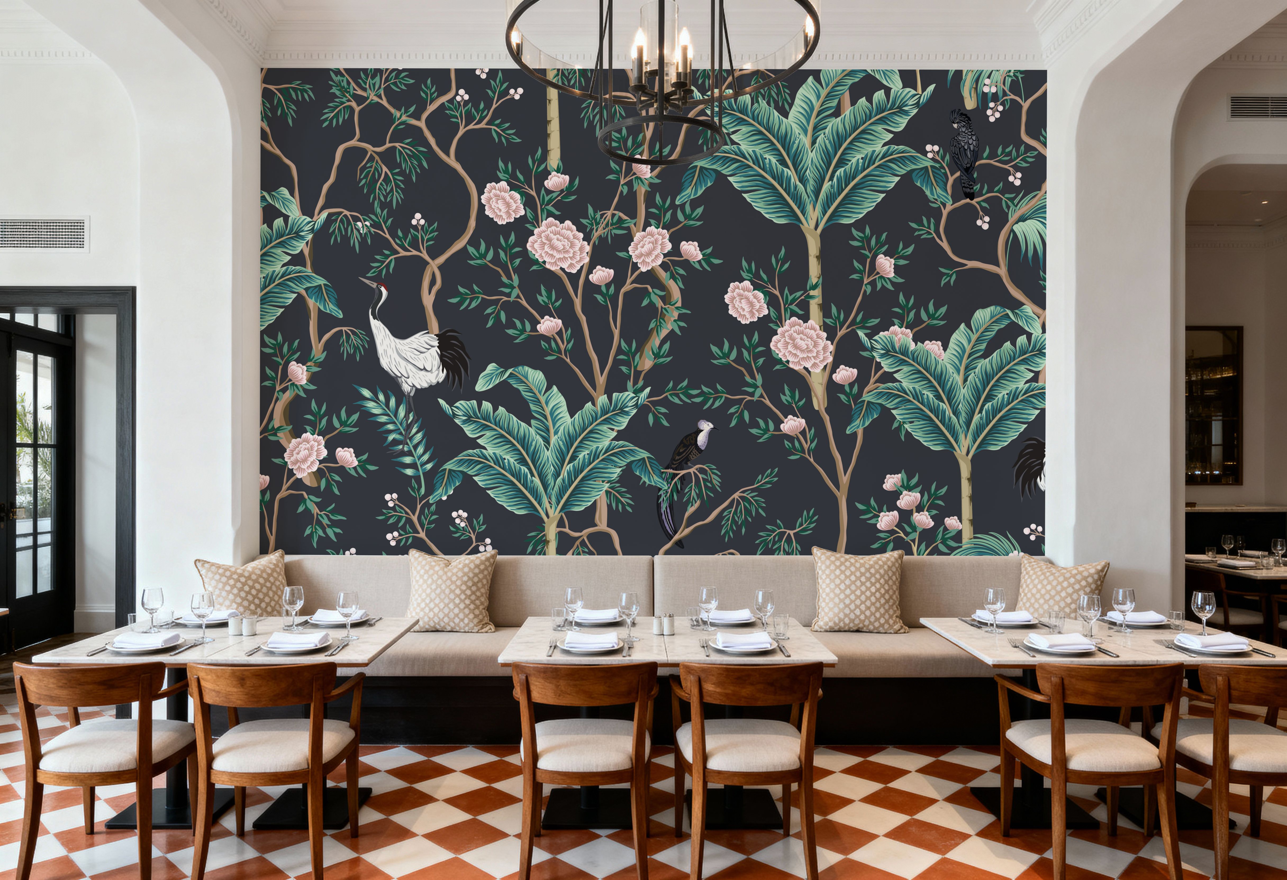 The Bird and the Rose, Papier peint