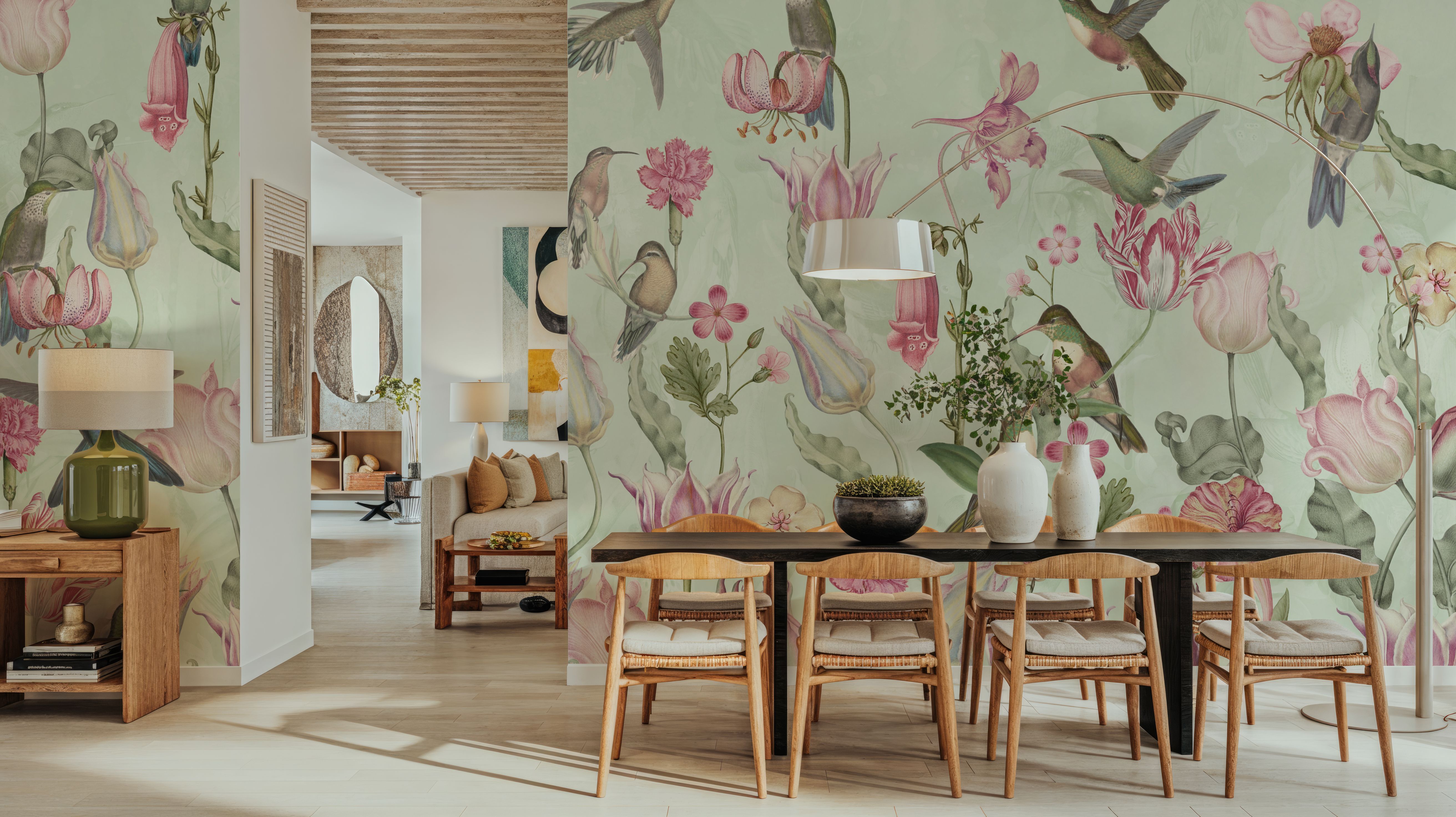 Tulips & Birds, Mint