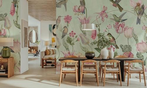 Tulips & Birds, Mint