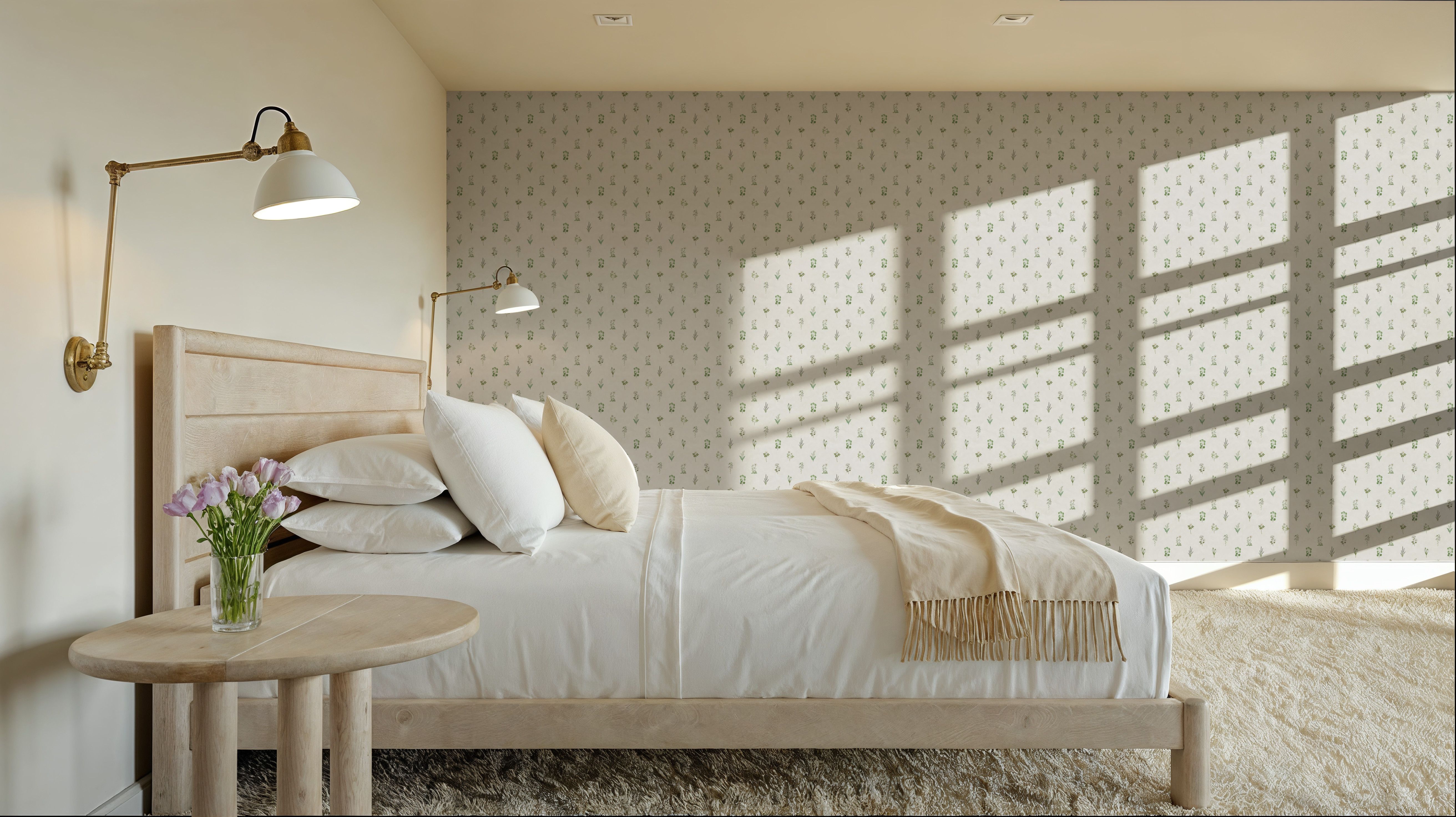 Nordic Flora Ivory Petite, Cloud
