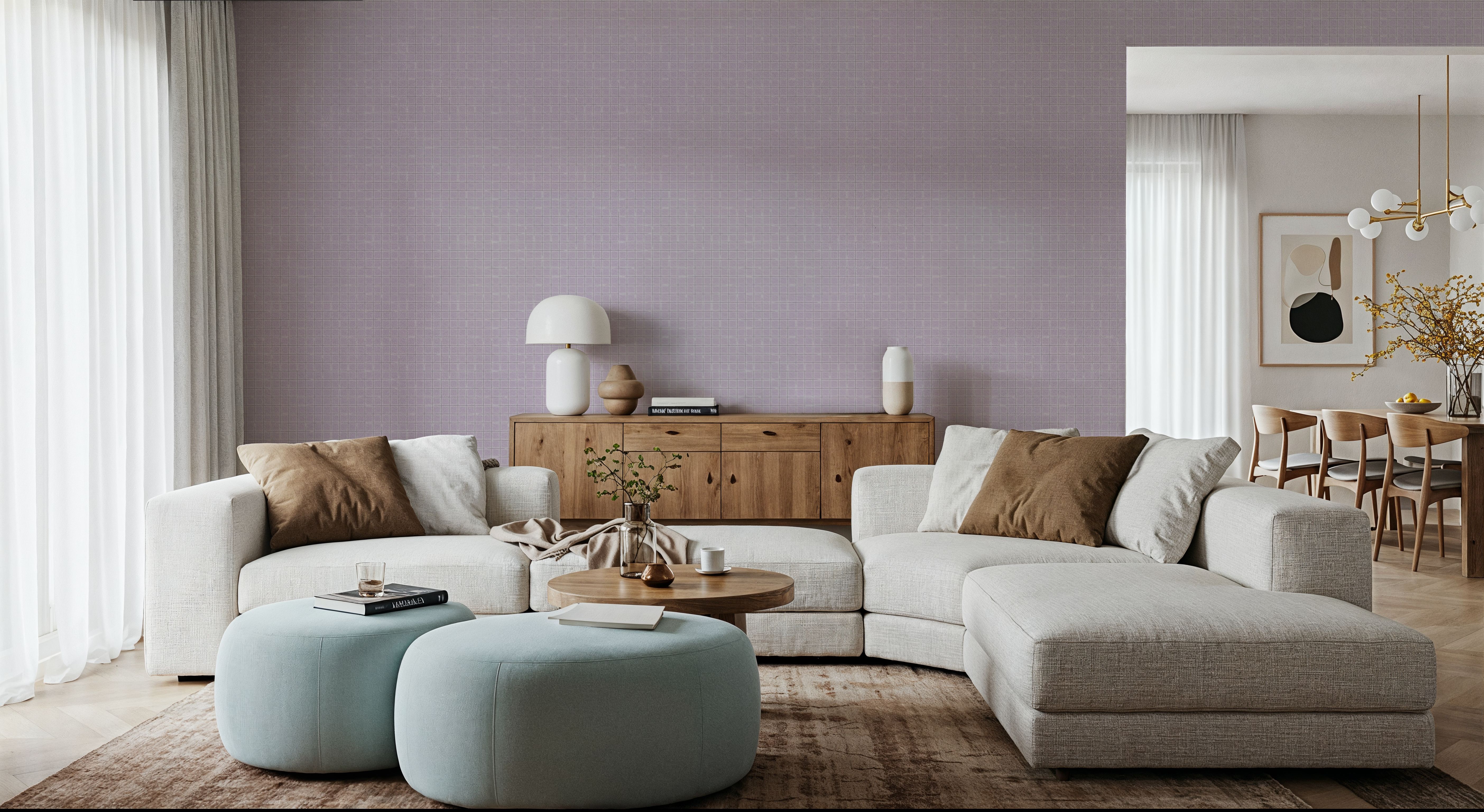 Weathered Checks, Lavender