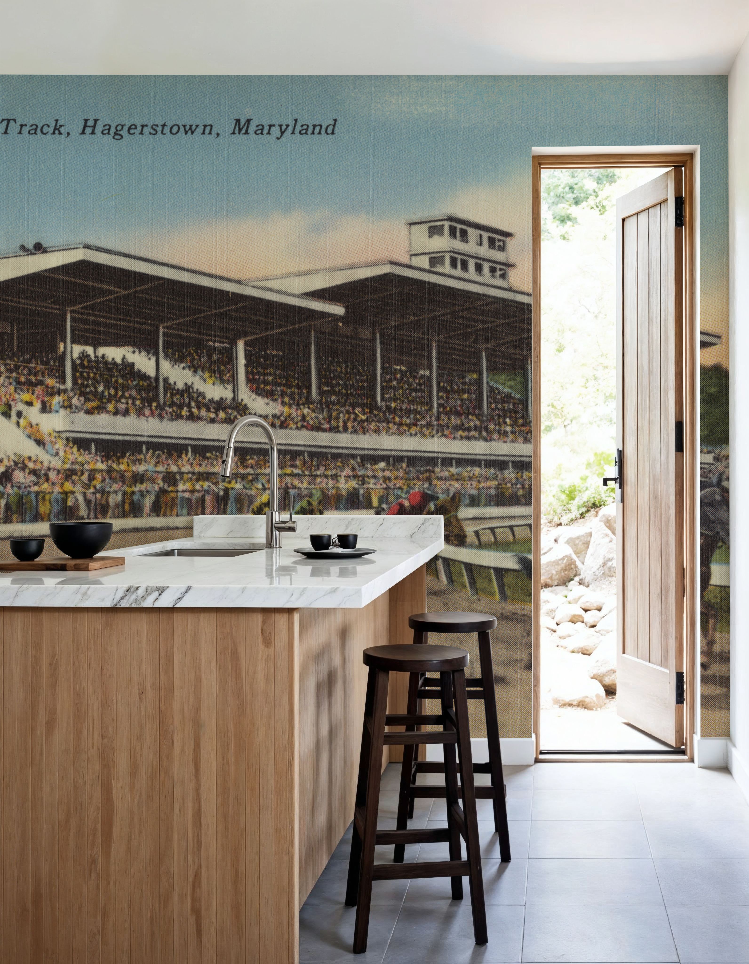 Greetings from Hagerstown - Screenprint Postcard