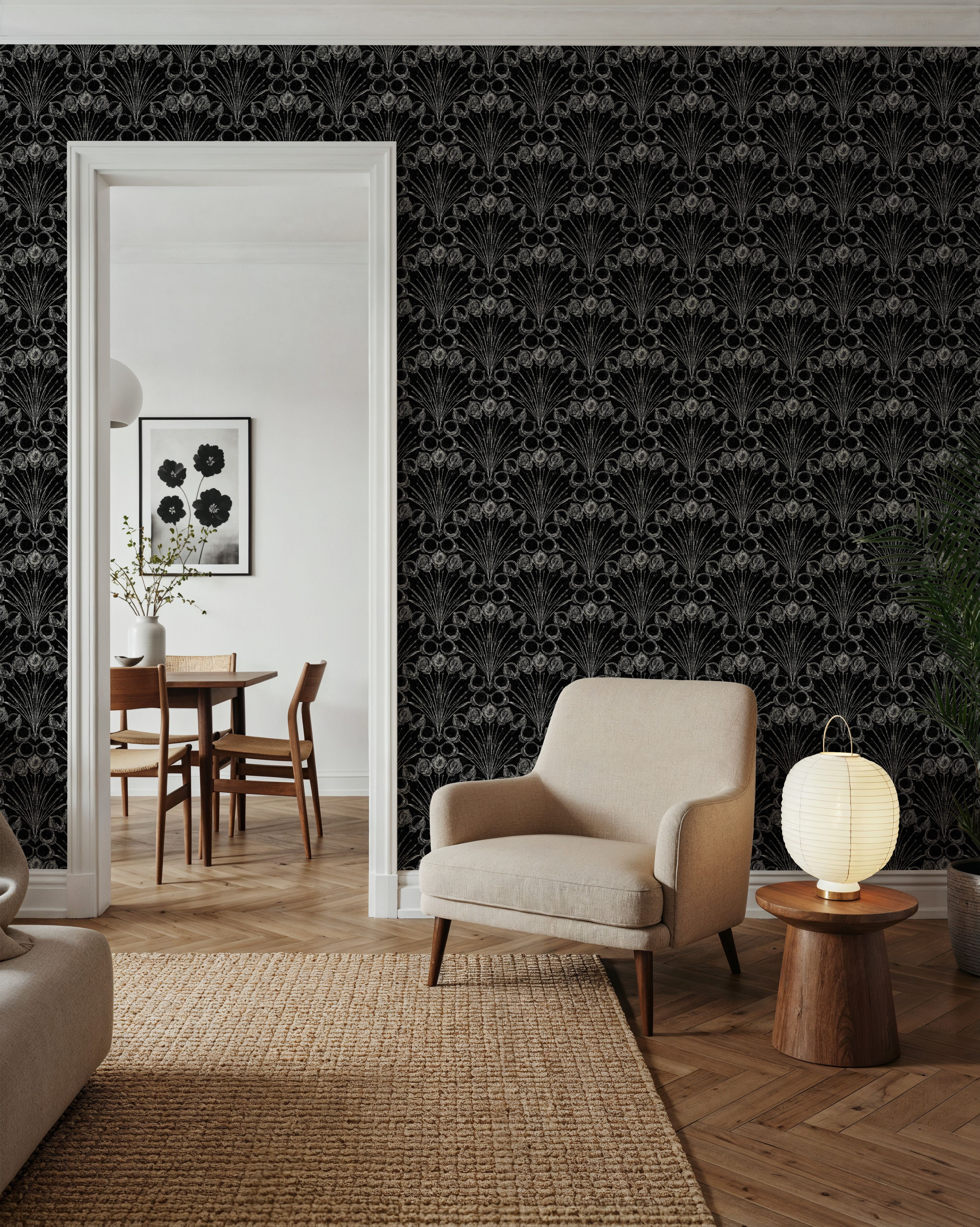 Art Deco Moon Phase, Liquorice