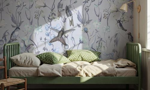 Bird Garden Blue