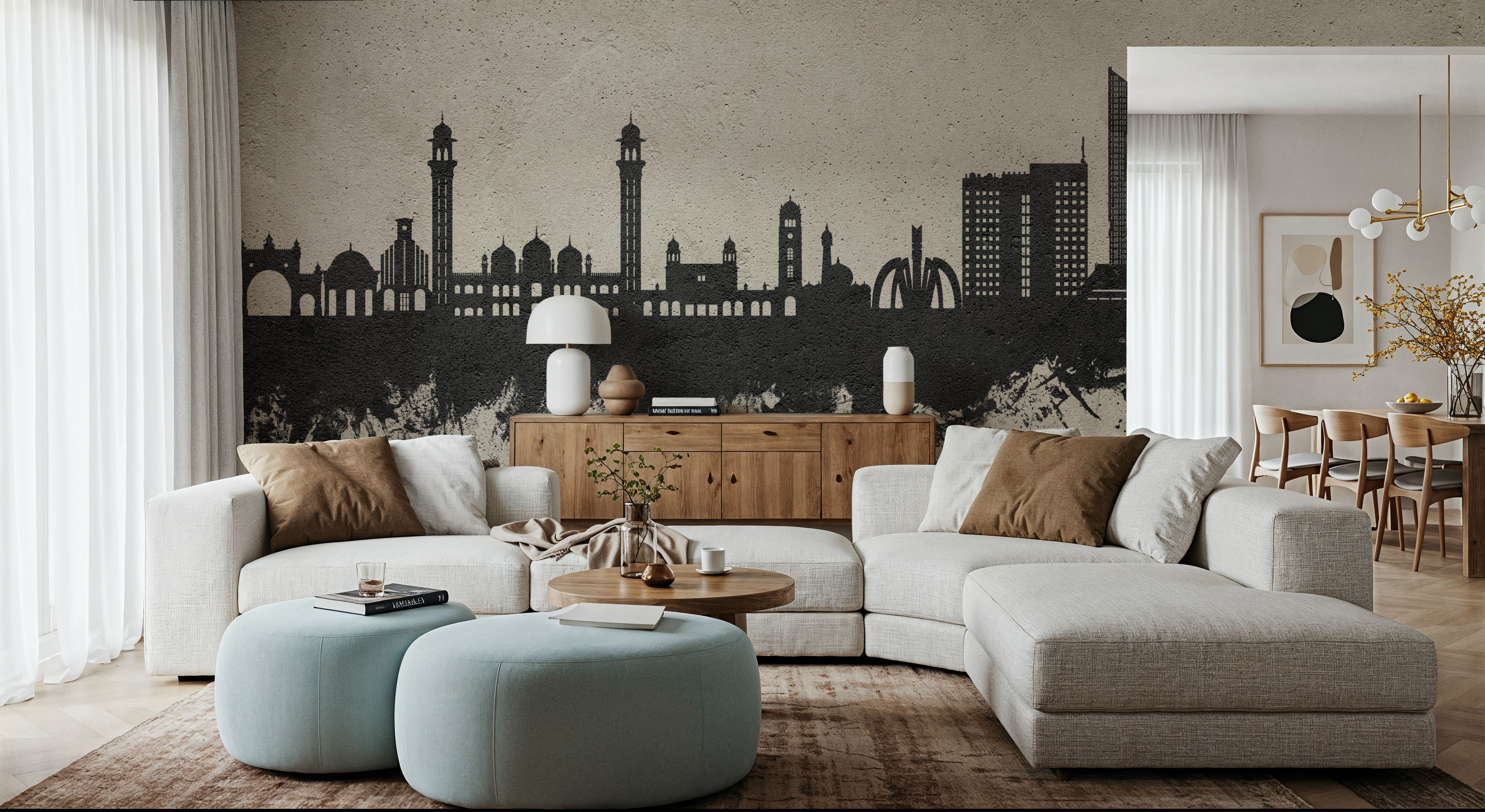 Faislabad Pakistan Skyline Concrete