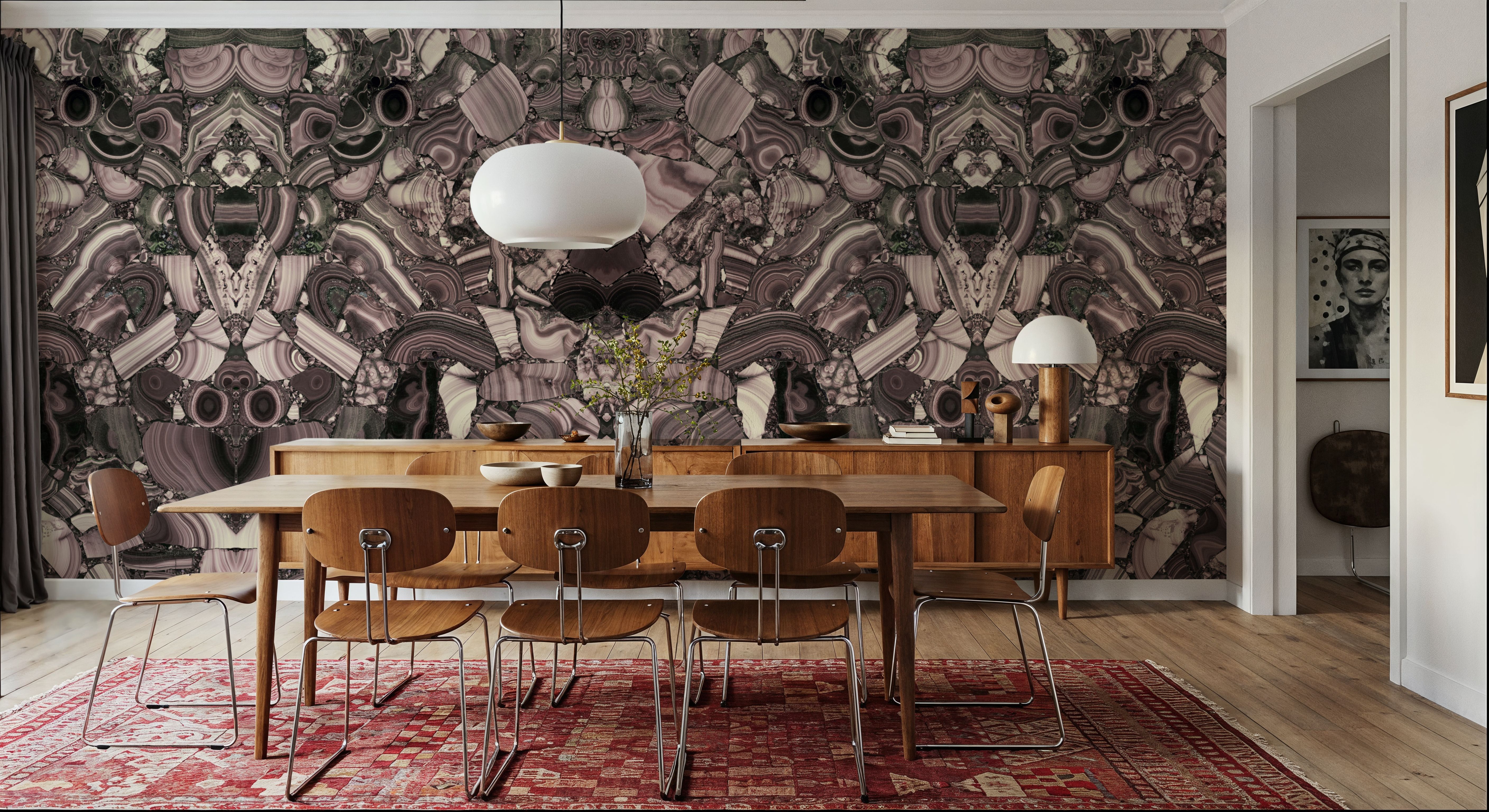 Malachite Vortex, Purple Mauve