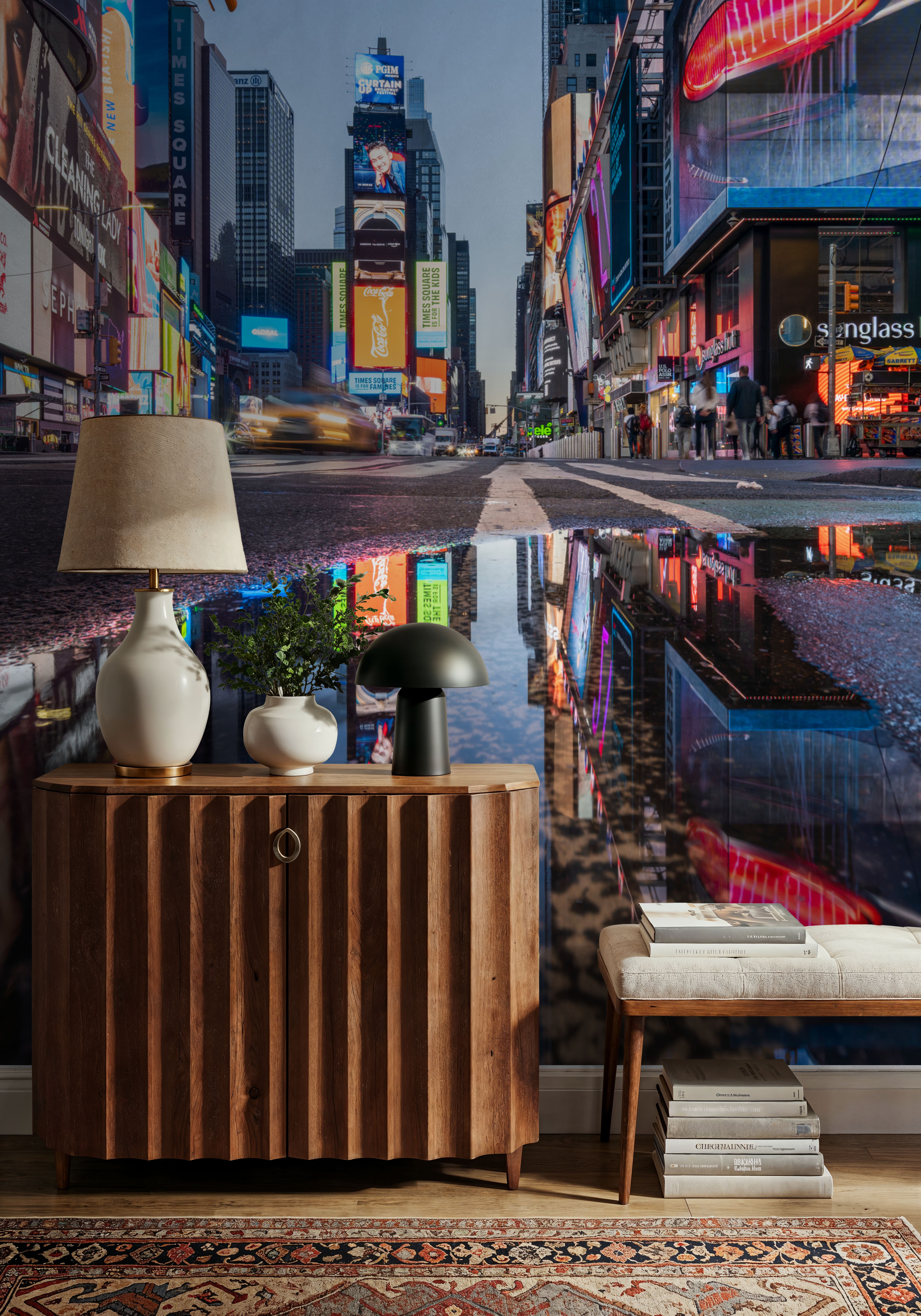Reflecting on Times Square