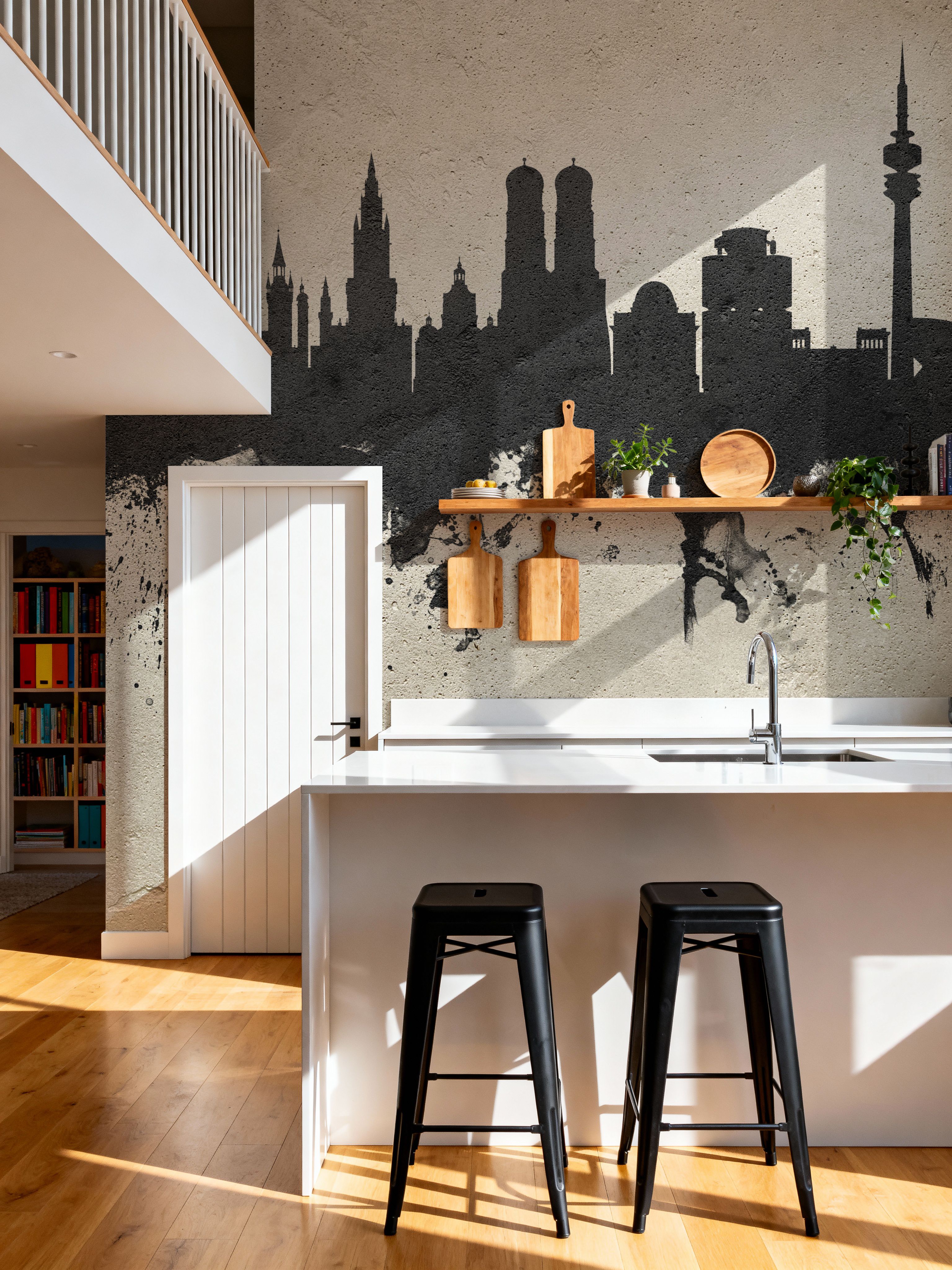 Munich Skyline Concrete