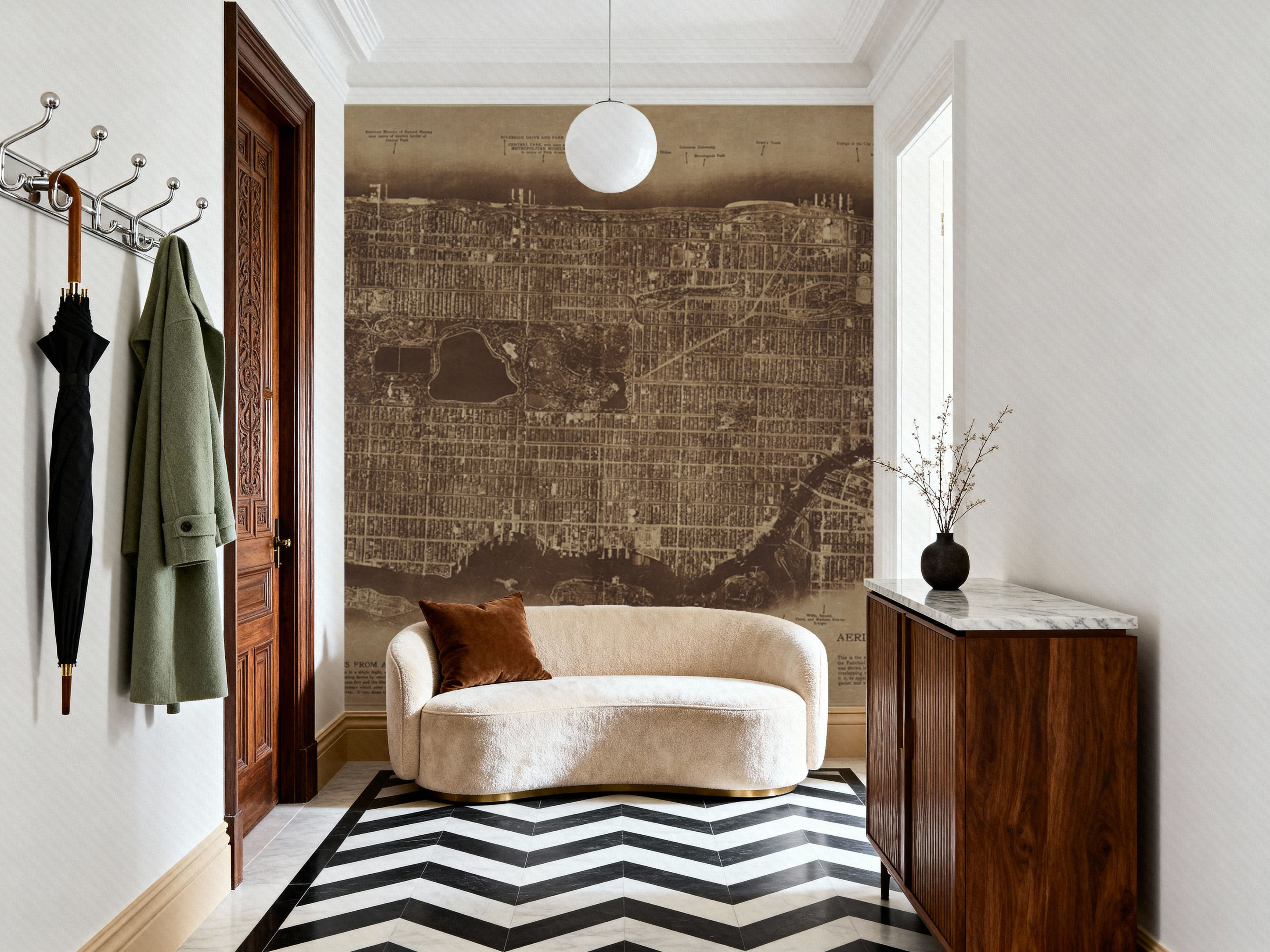 Manhattan from Above 1922 Vintage