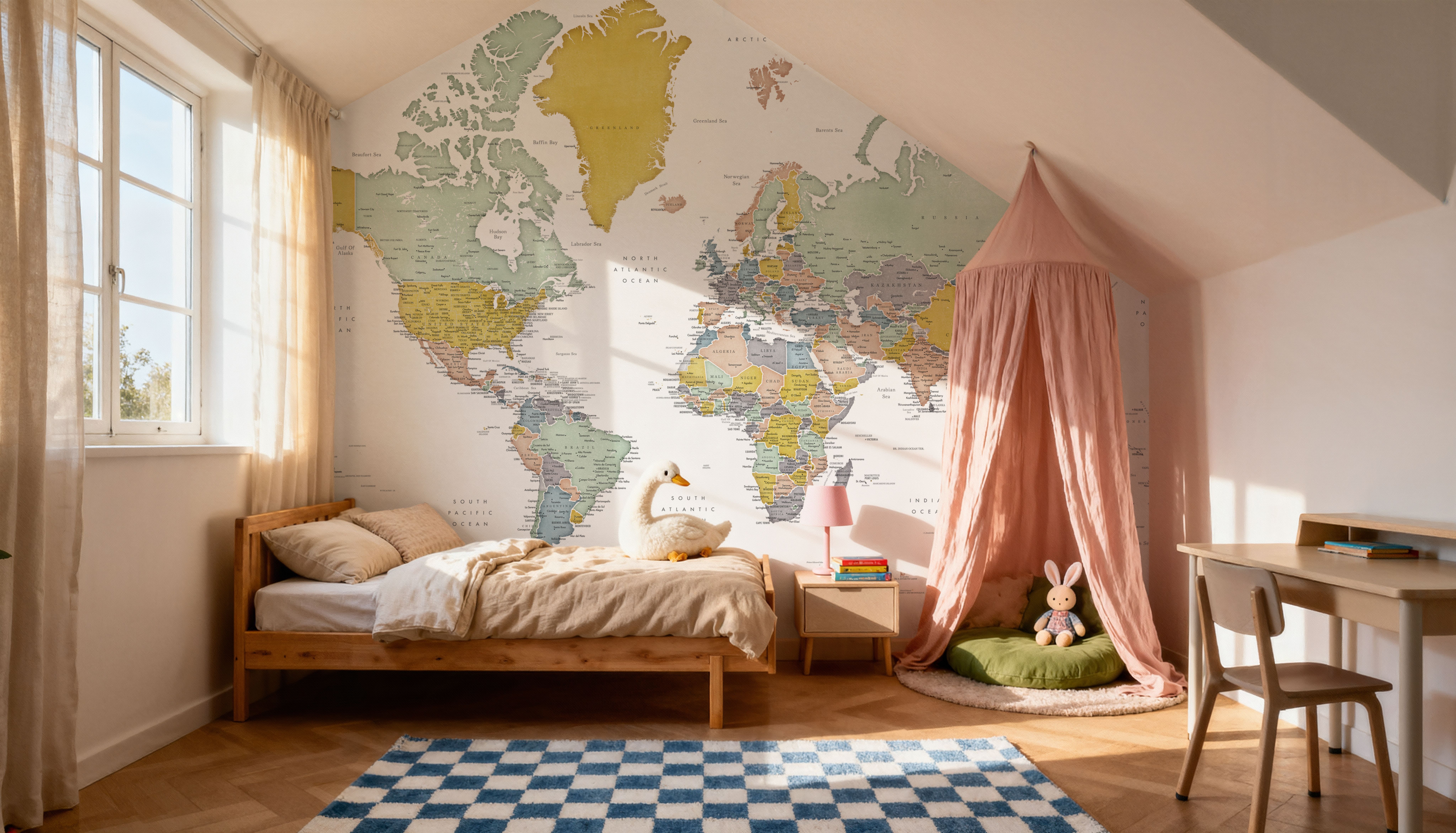 World Map Cities - Patti