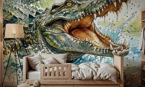 Crocodile - Watercolor Predators Series