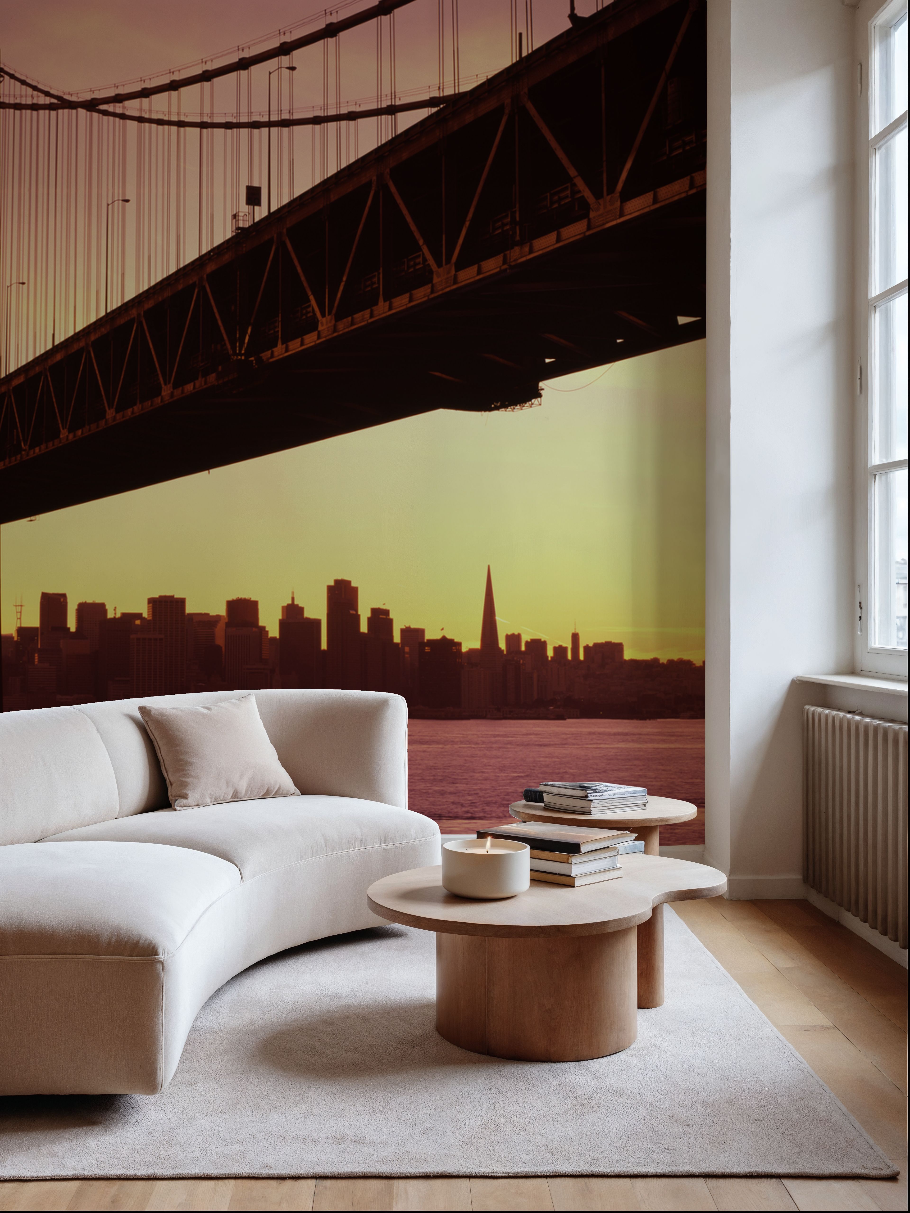 Sunset Silhouette Bridge