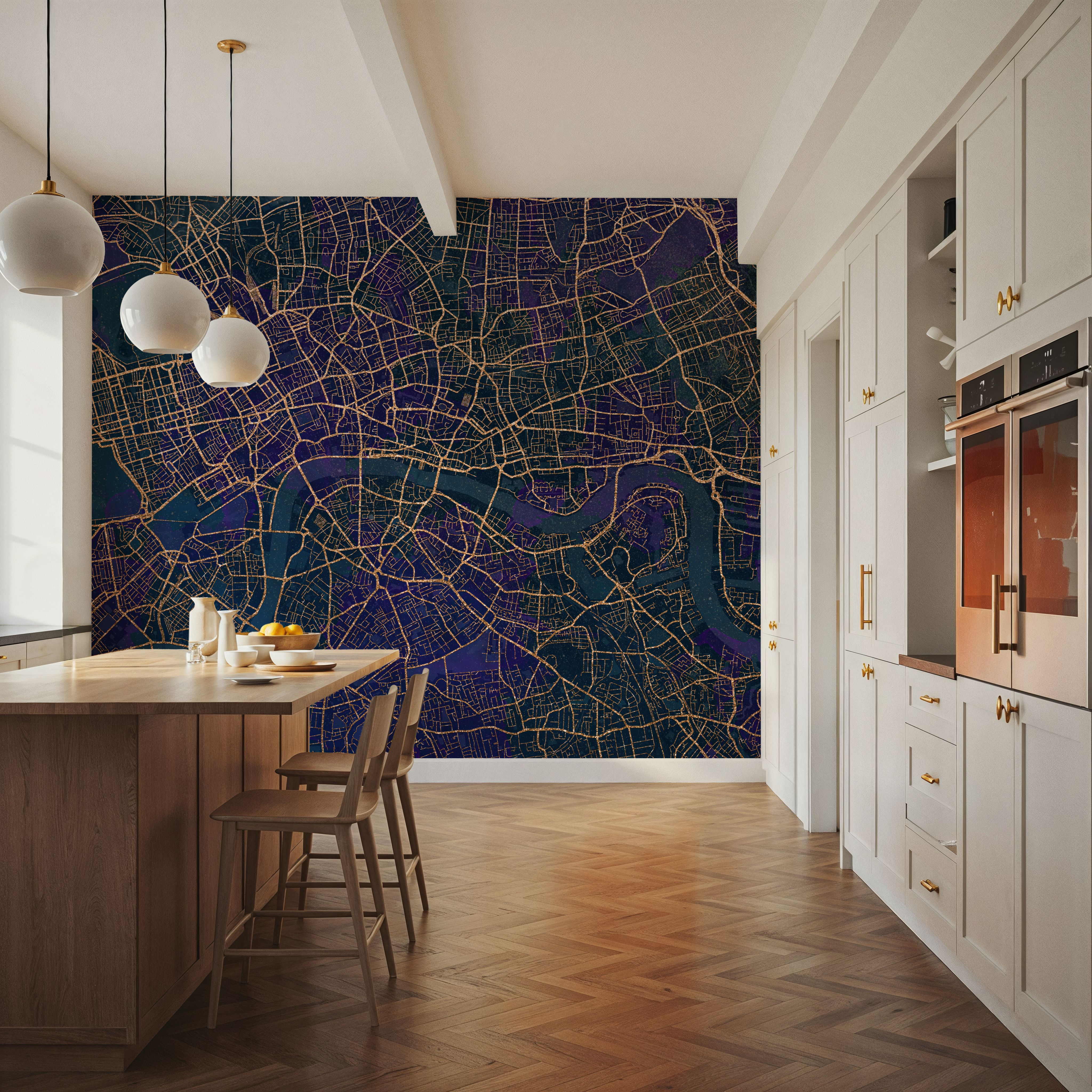 Central London Blue & Gold