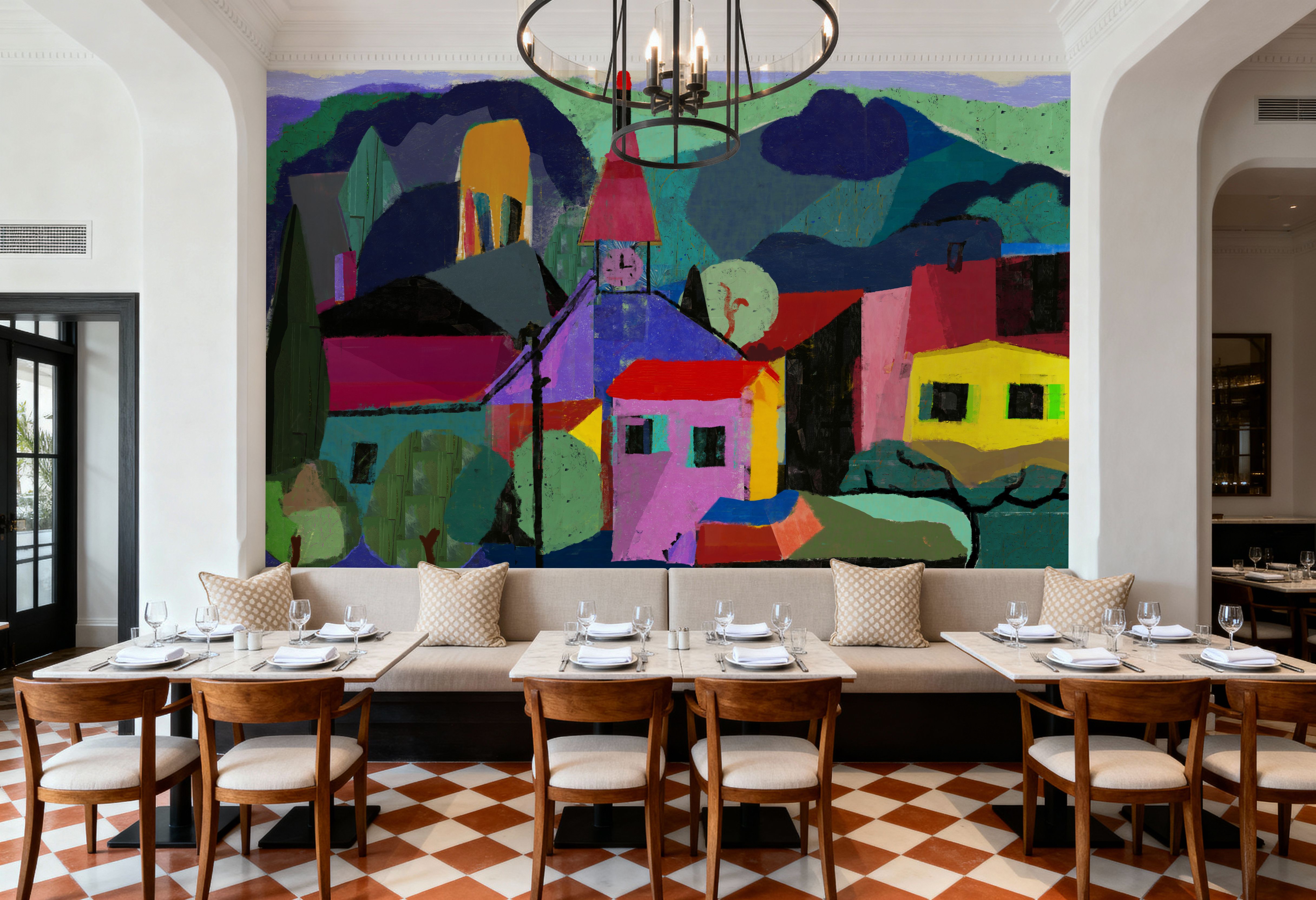 Village Fairytale, Wallpaper