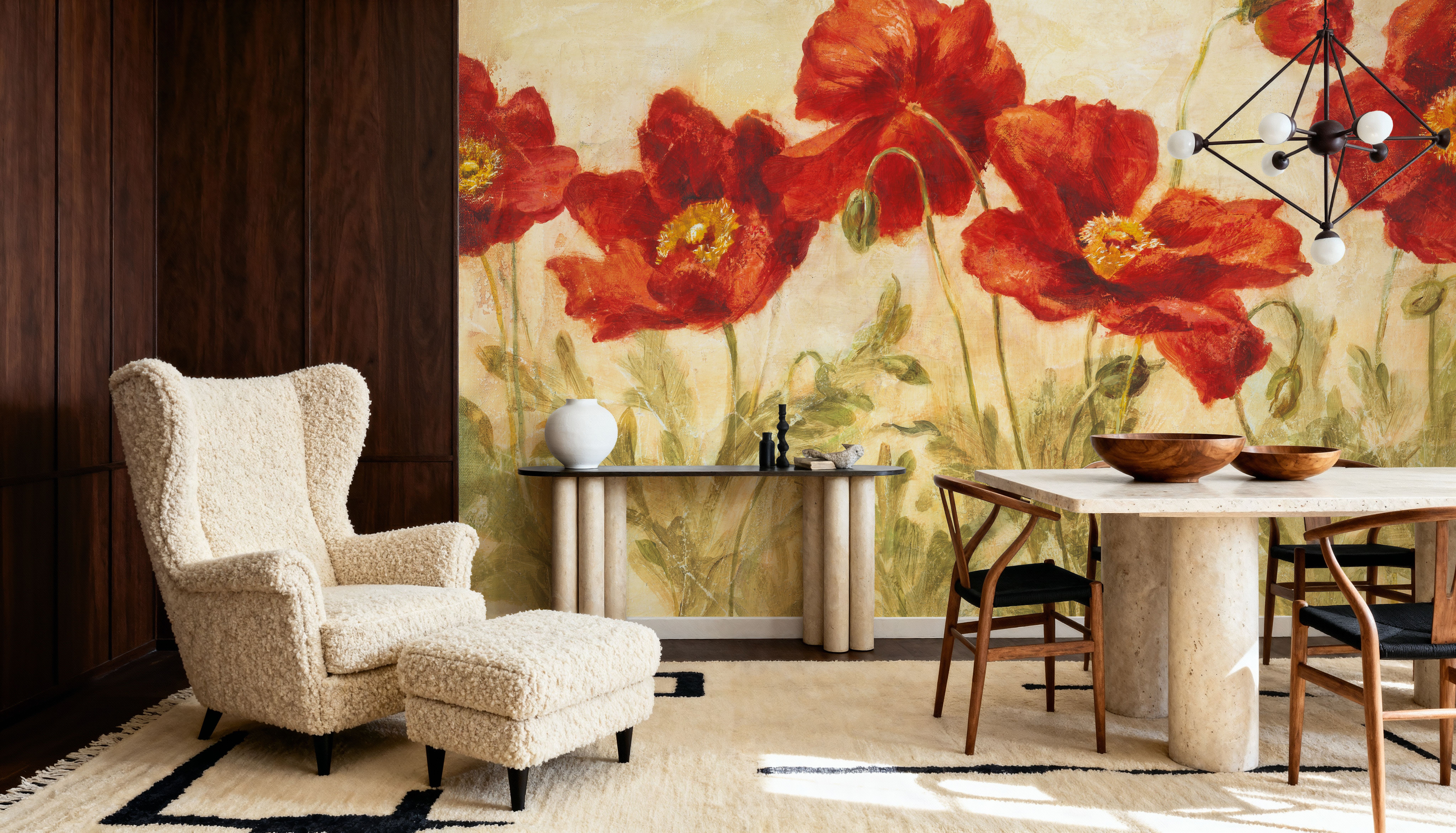 Red Poppies Marching