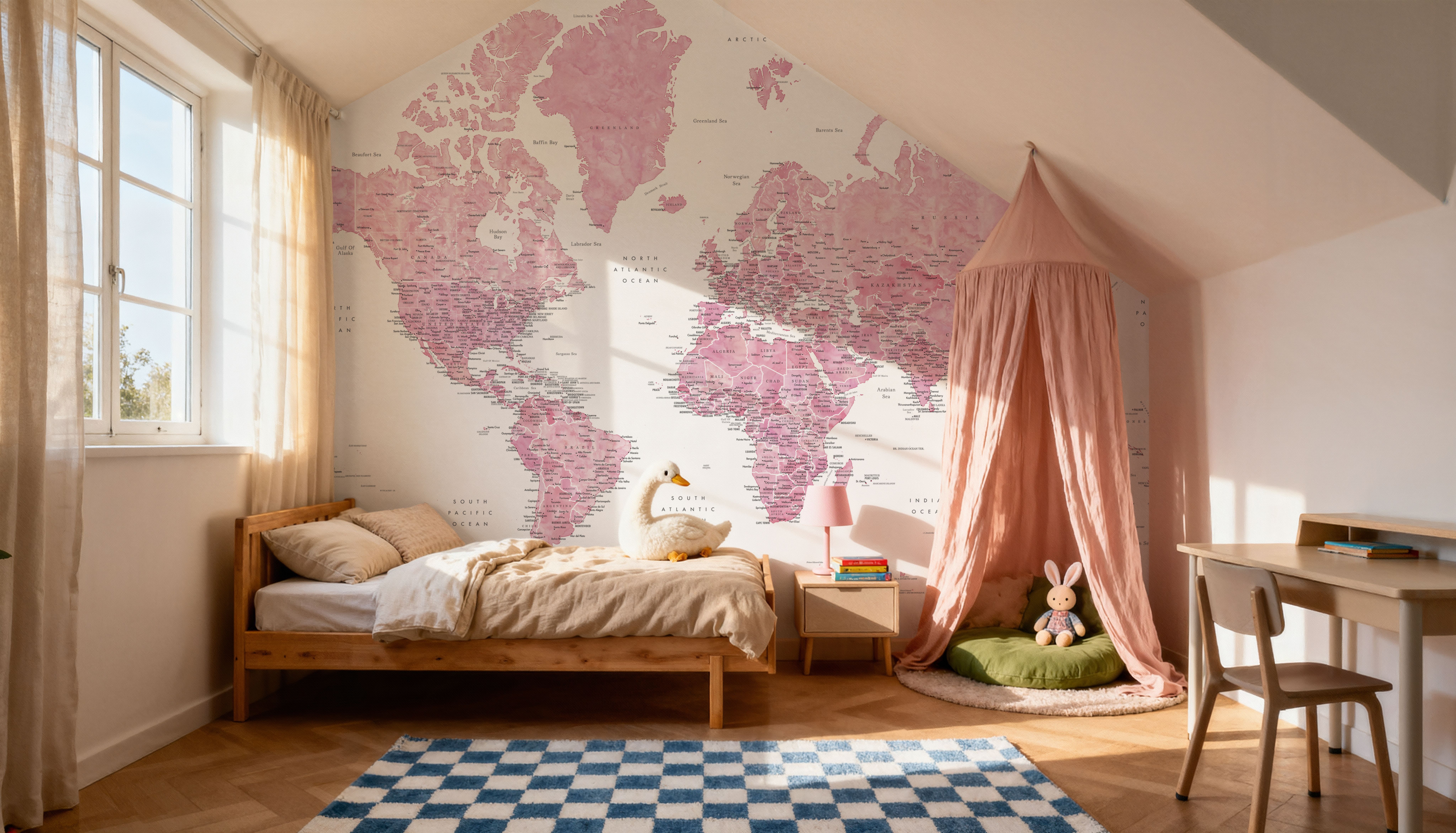 World Map Cities - Damla