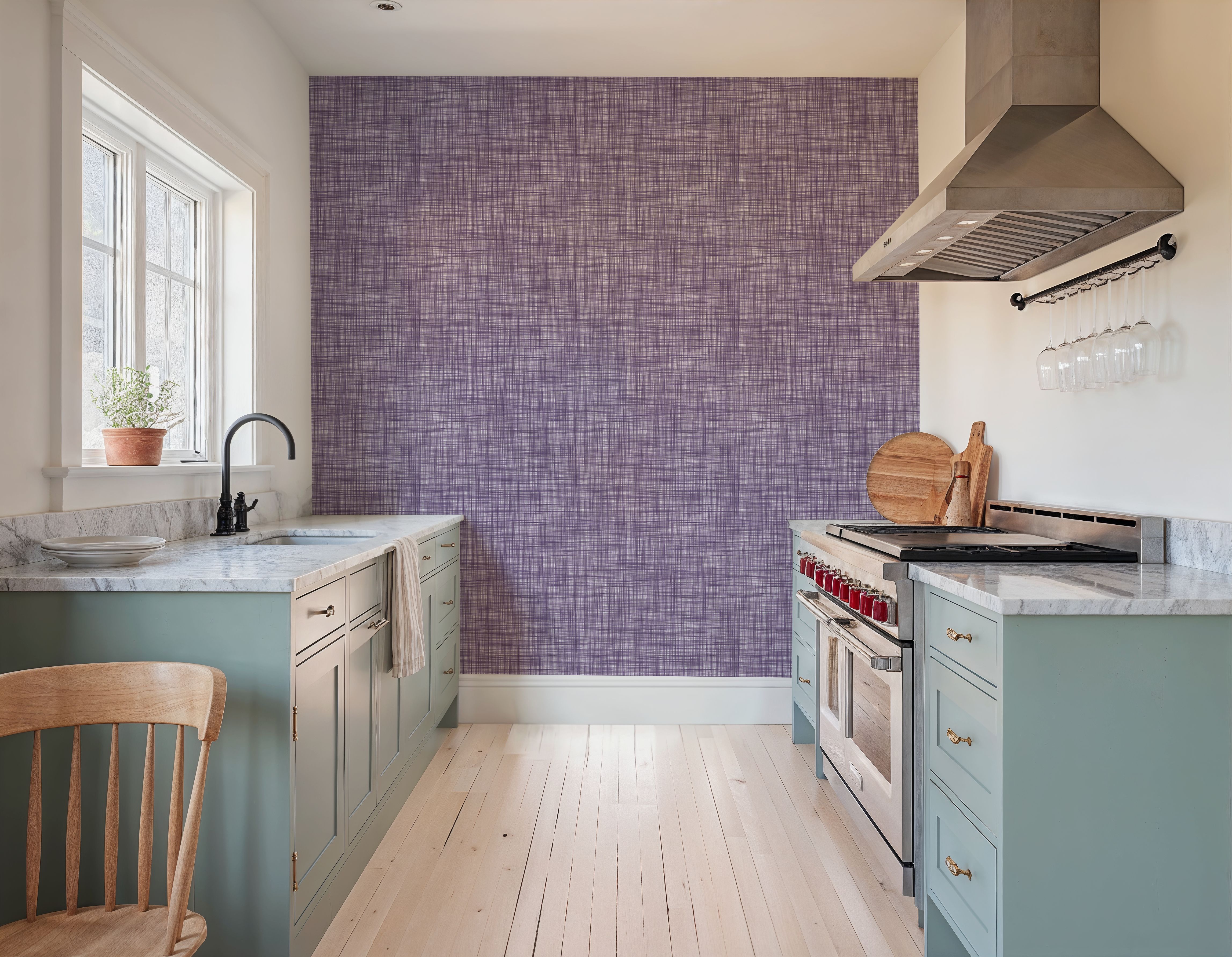 Mottled Linen Effect, Grape