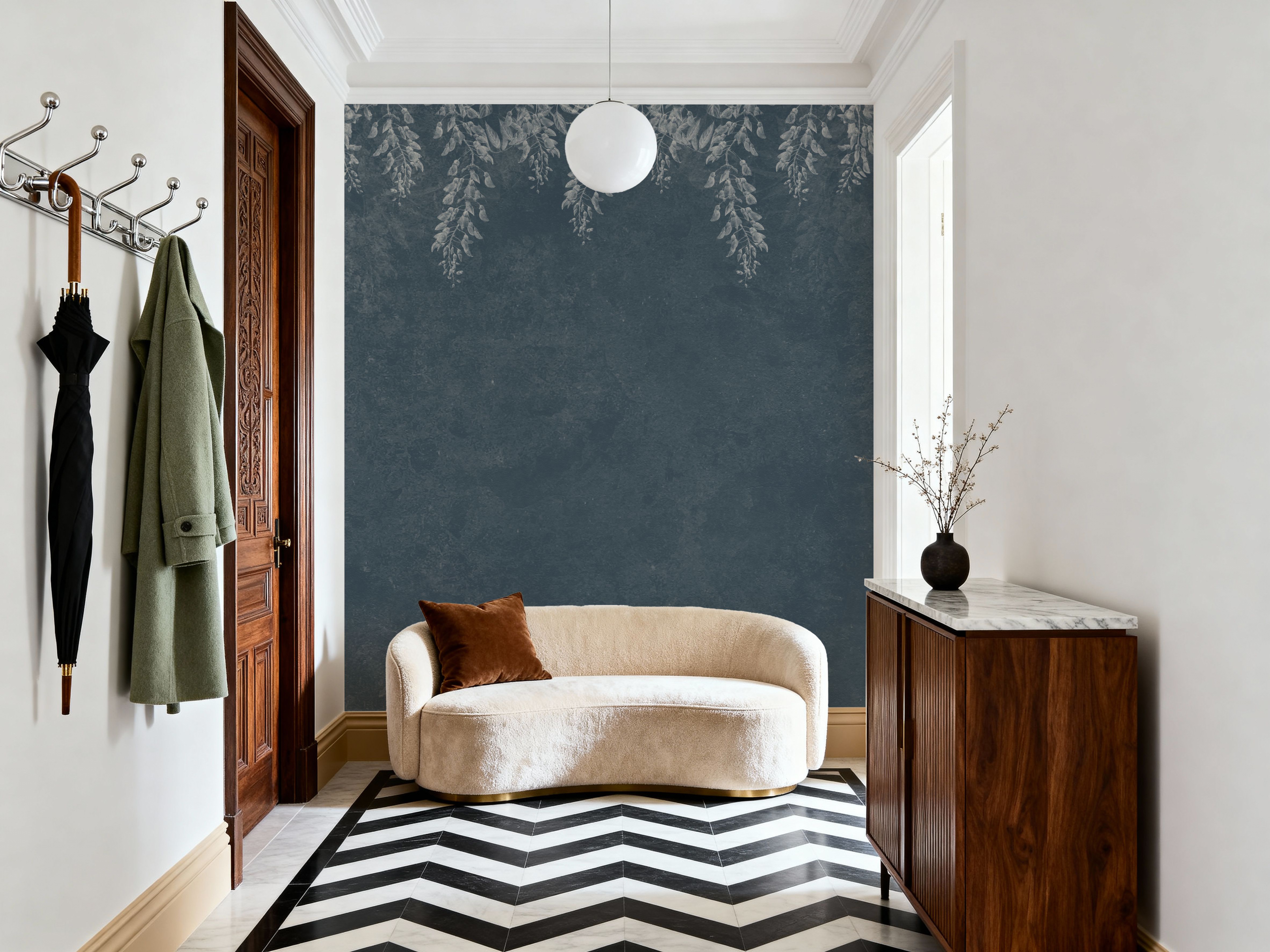 Welcome to our Theatre, Dusty Prussian Blue