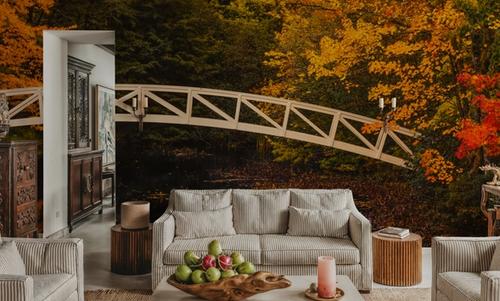 Autumn Footbridge