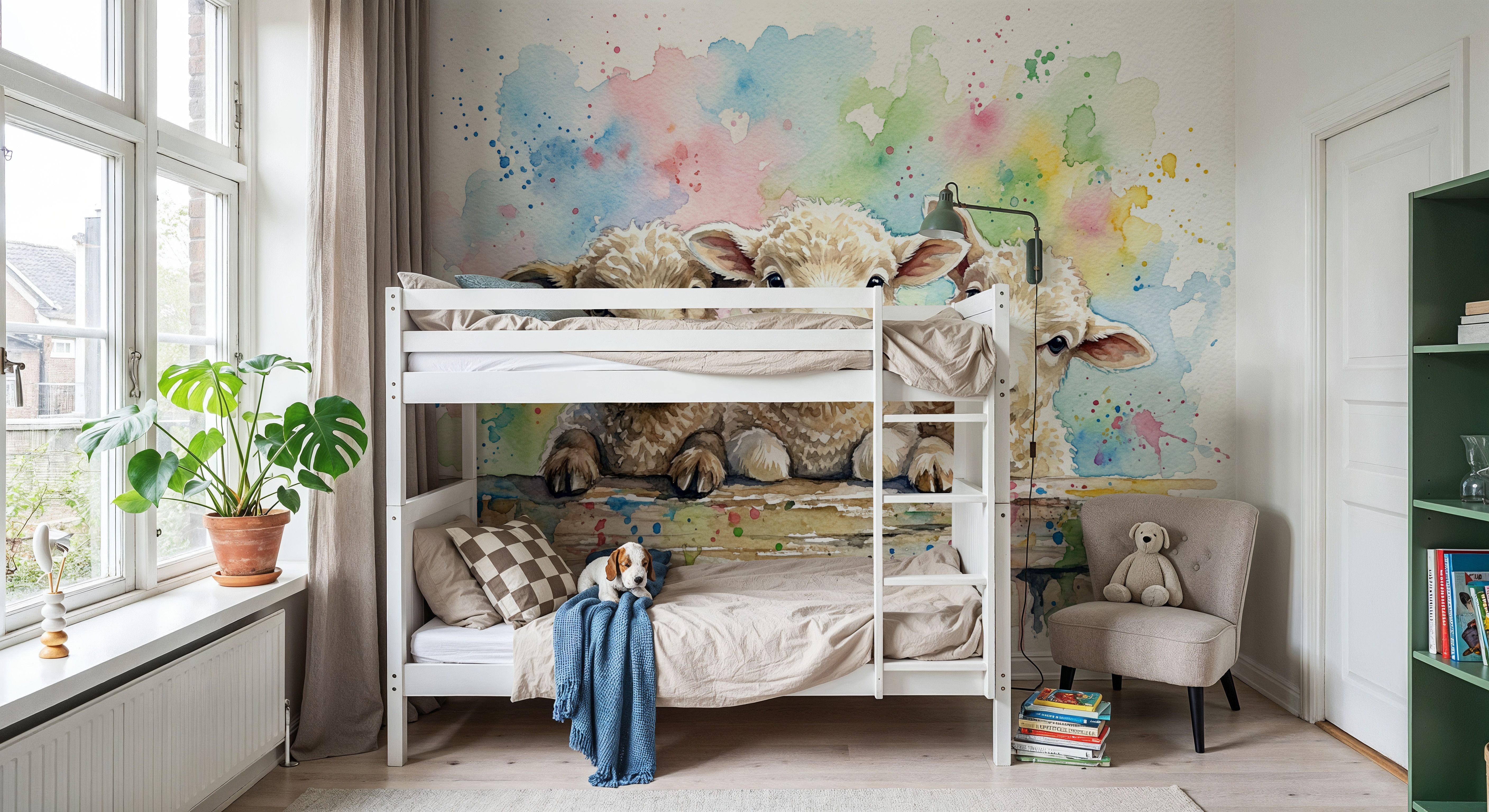 Sheep - Cute Baby Animals Series, Wallpaper